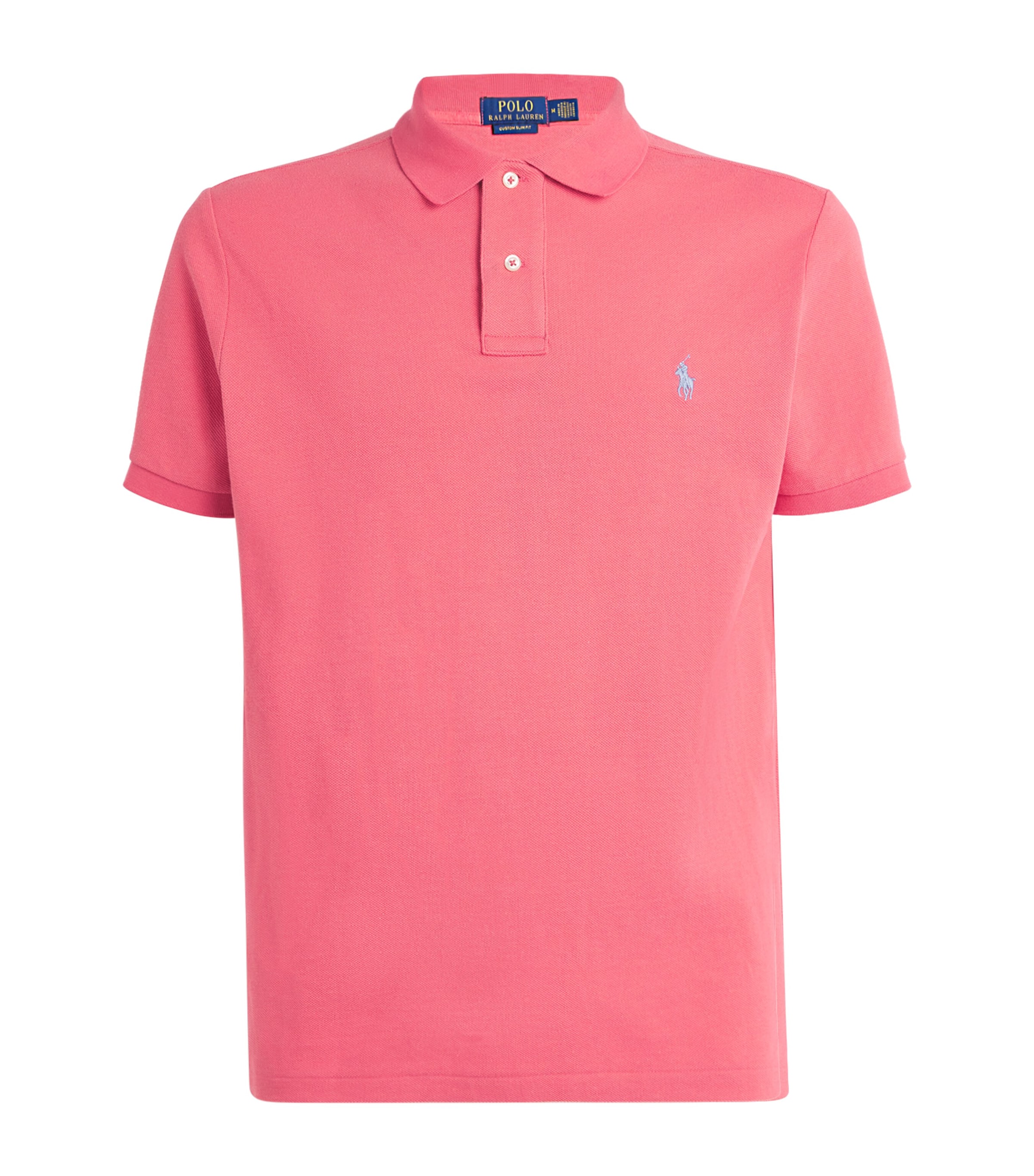 Cotton Mesh Slim Polo Shirt