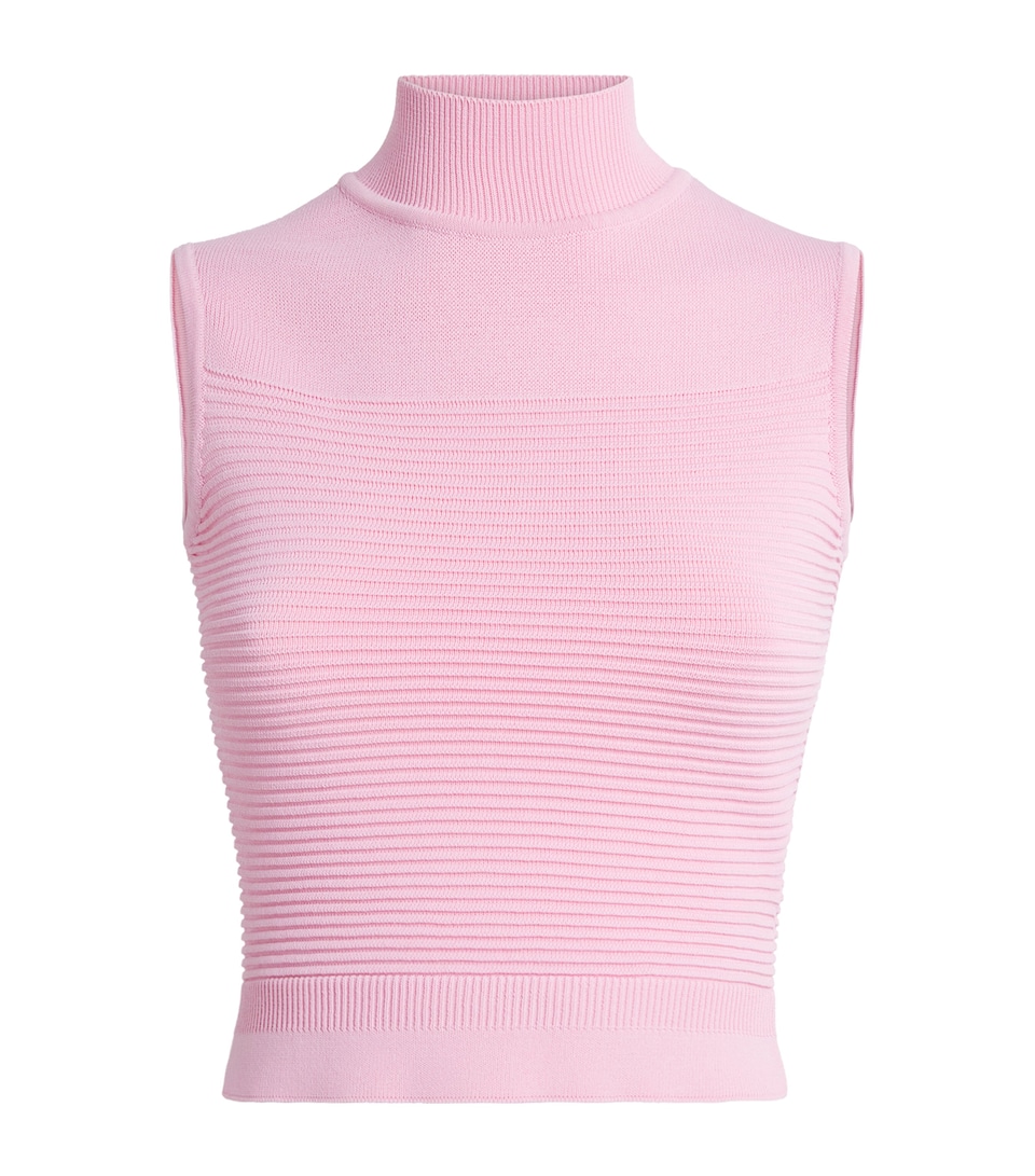 Edeline Lee Womens Knitted Sylvia Tank Top Pink