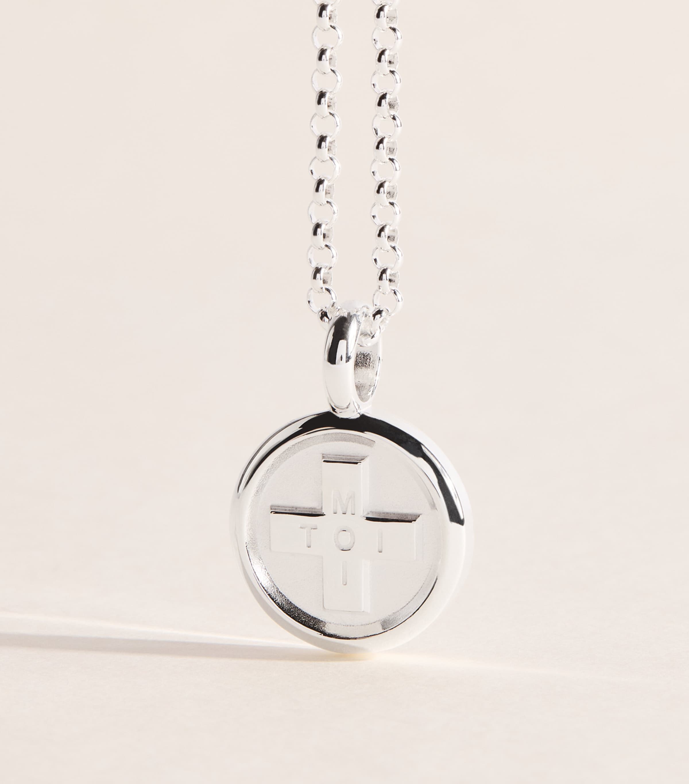 TILLY SVEAAS Sterling Silver Moi + Toi Necklace Silver