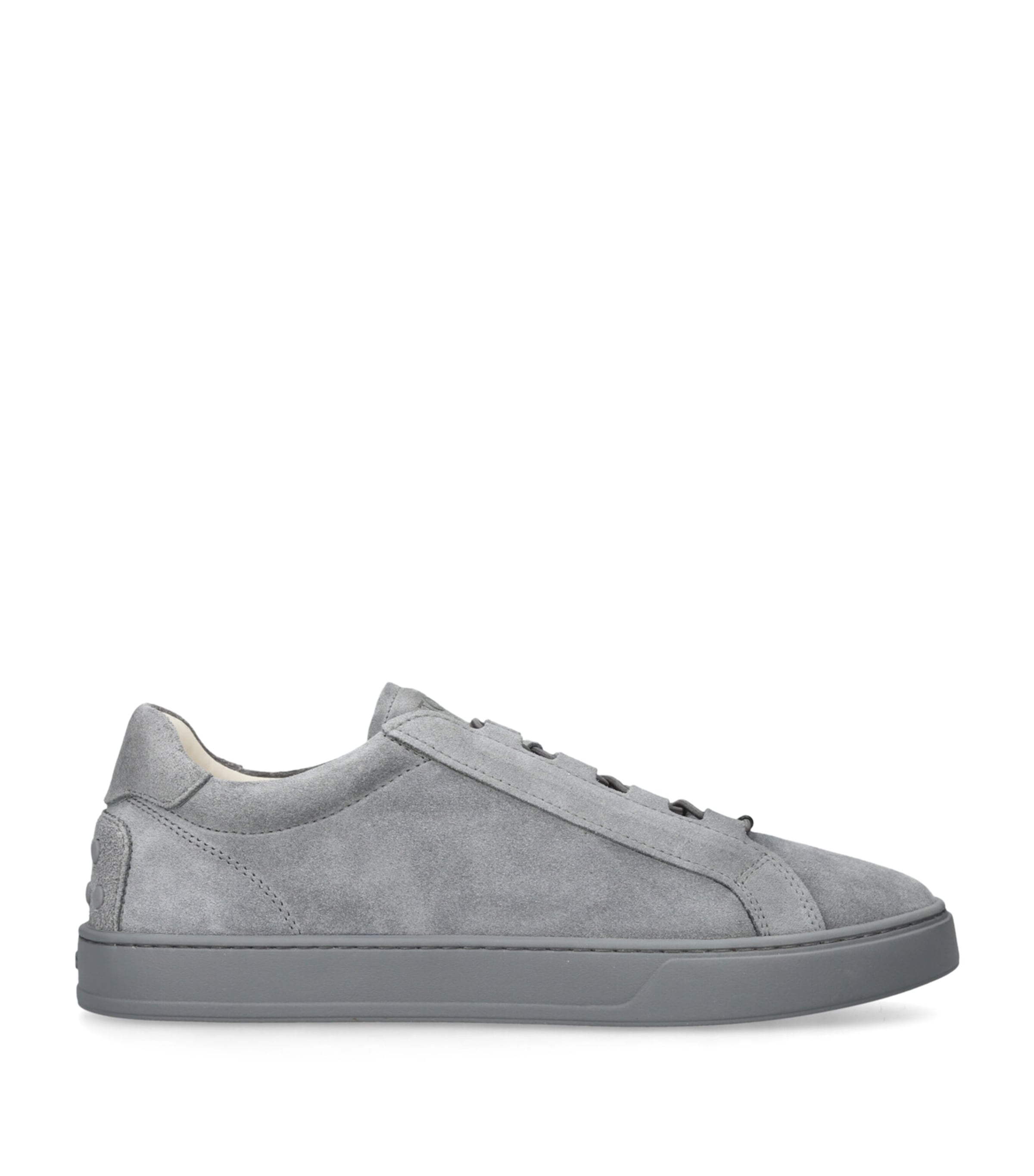 Tod's Suede Allacciata Cassetta Sneakers Grey