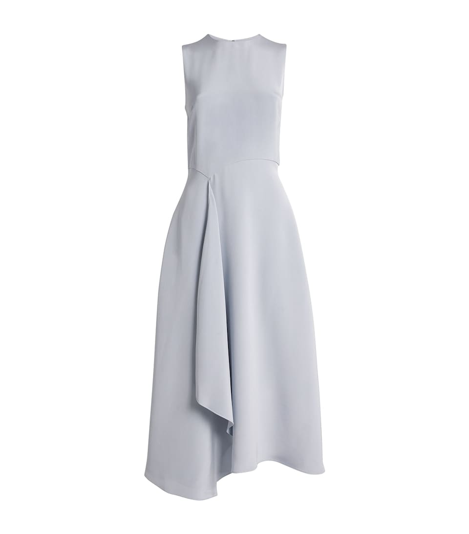 Silk Crepe Lynn Midi Dress