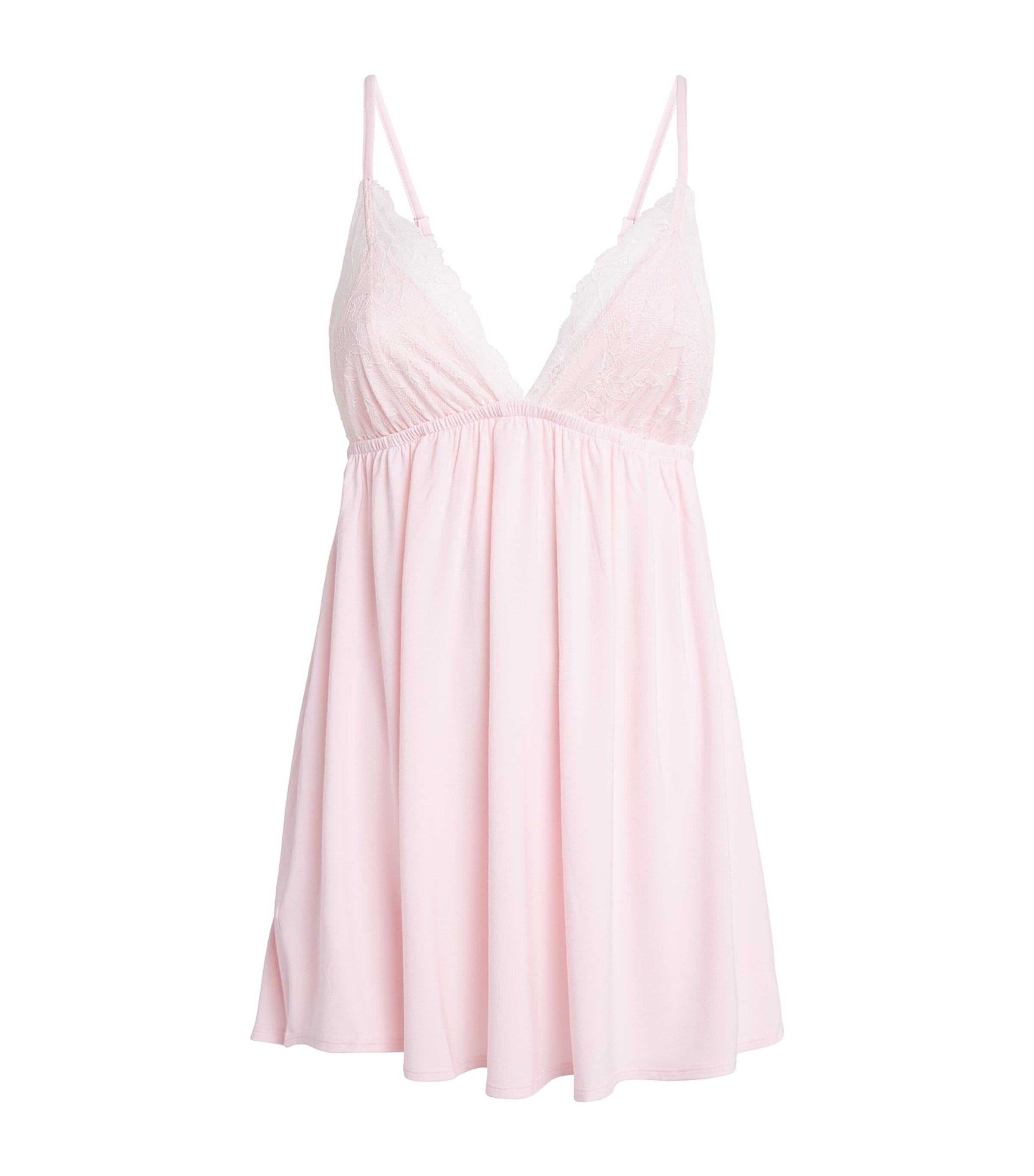 Skims Womens Sleep Babydoll Nightdress Barely Pink