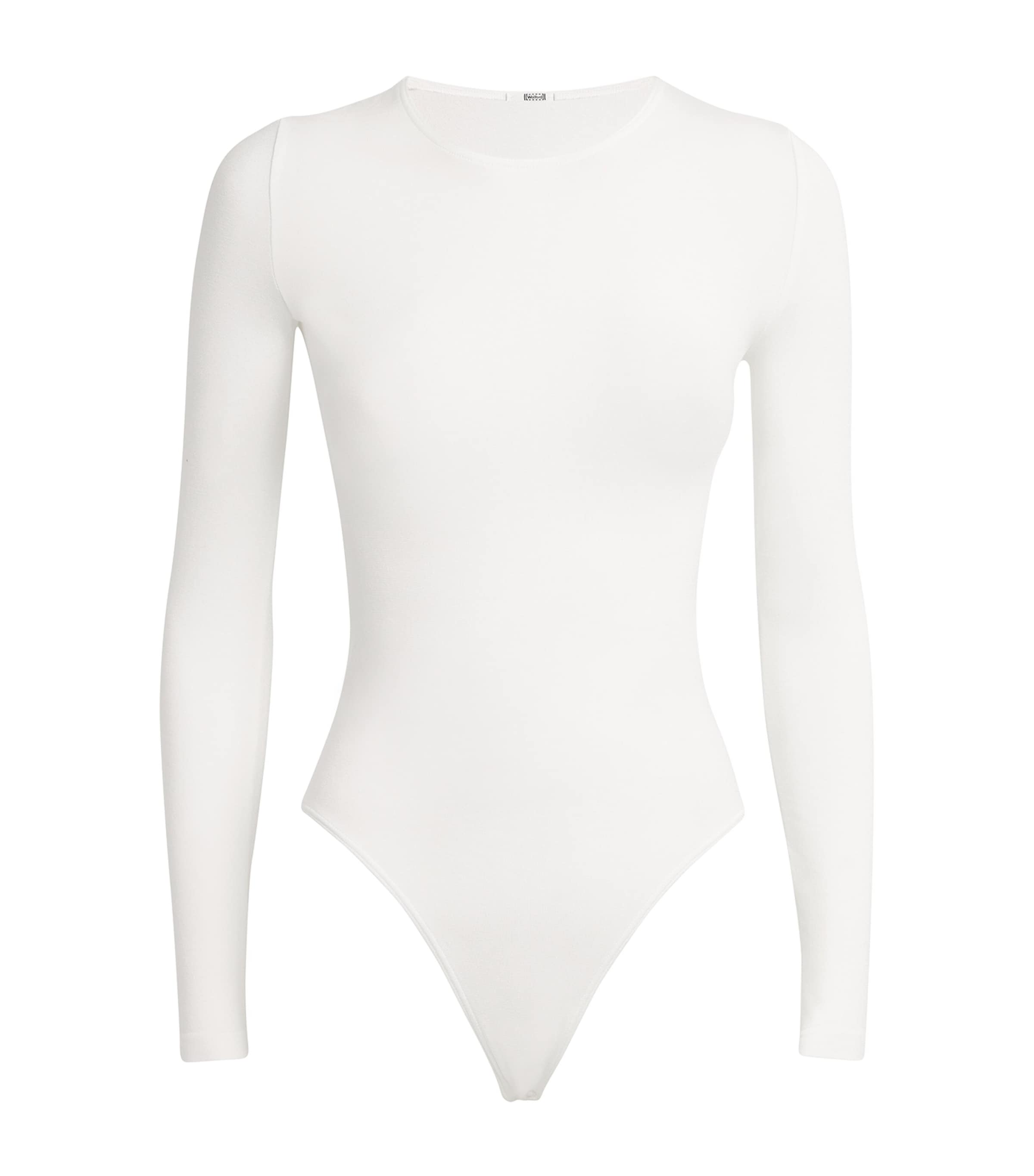 Wolford Womens Berlin Bodysuit White