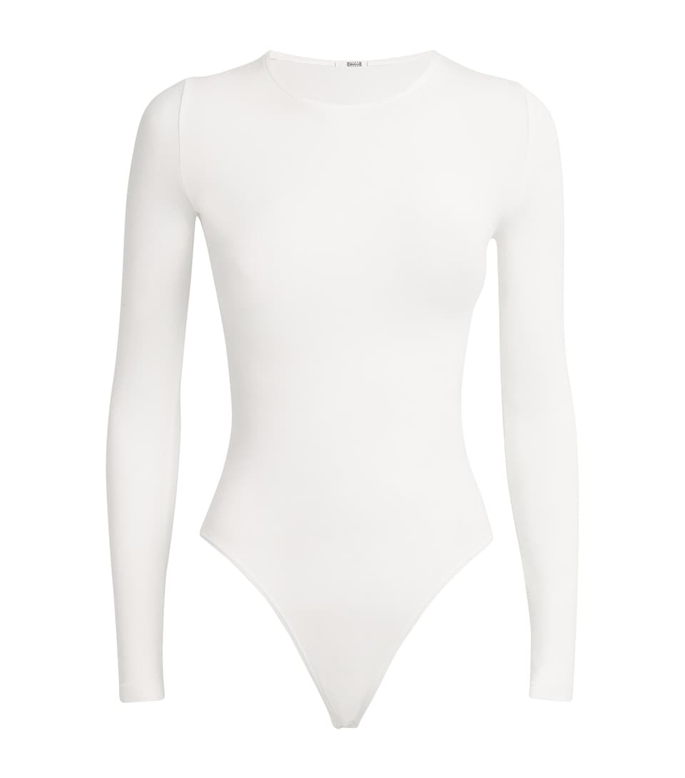 Wolford Womens Berlin Bodysuit White