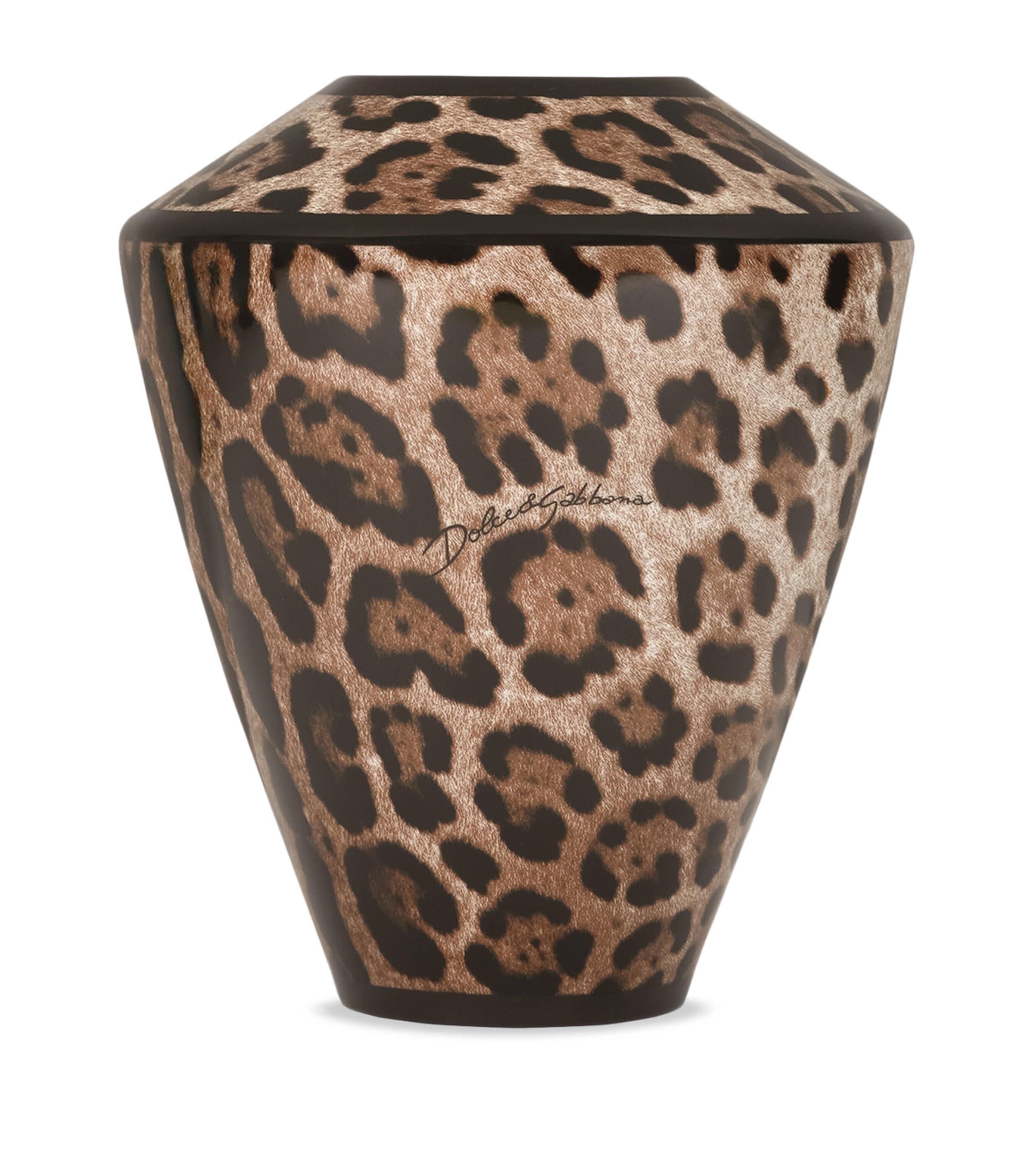 Dolce&Gabbana Casa Small Porcelain Amphora Vase (24cm) Leopardo