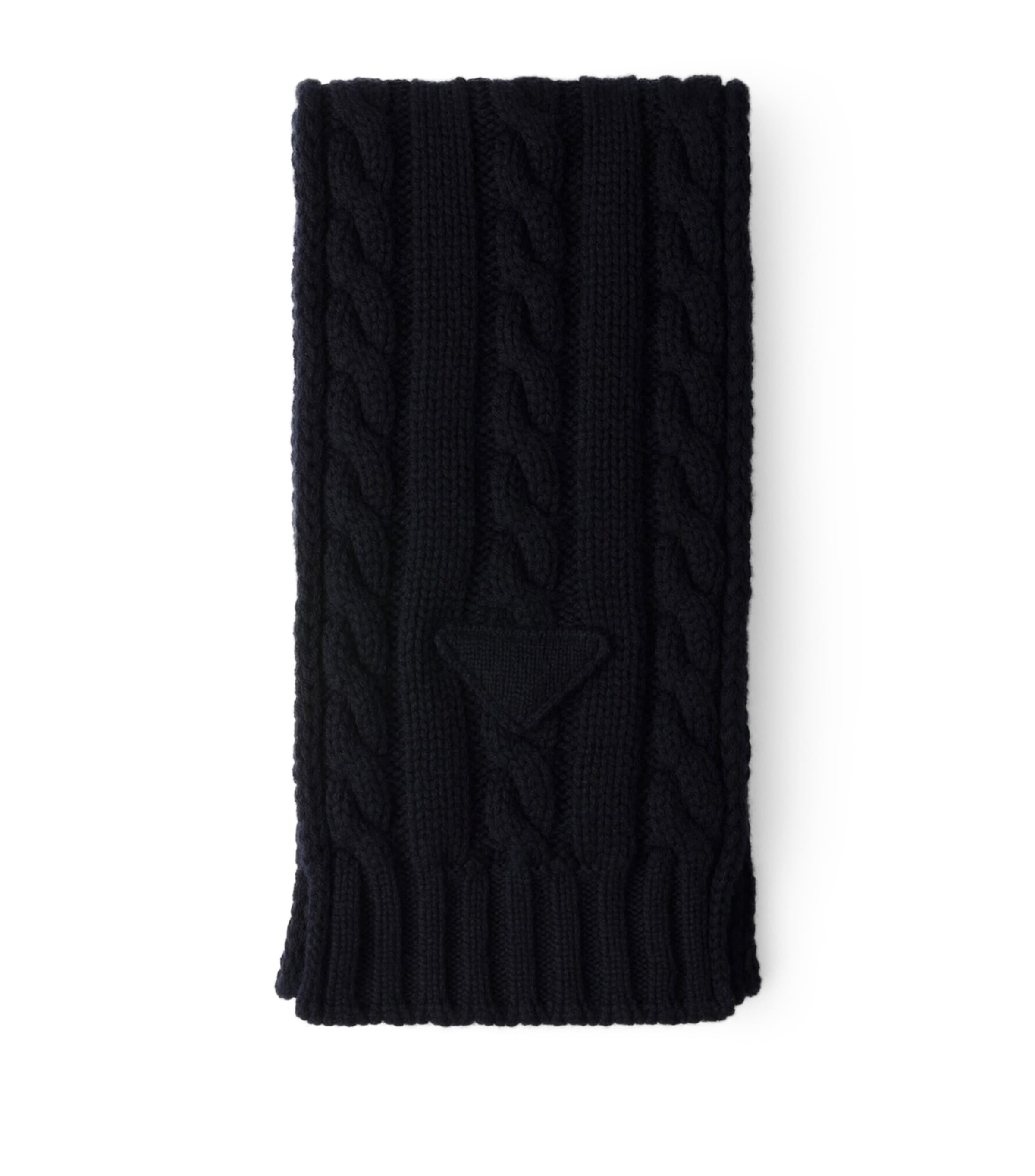 Cashmere Cable-Knit Scarf