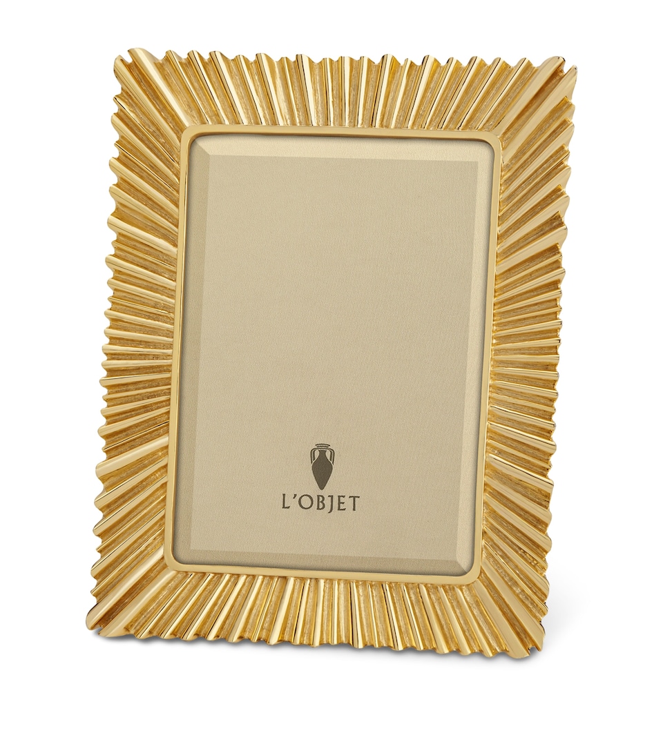 L'Objet Gold-Plated Ray Photo Frame (5” x 7”) Gold