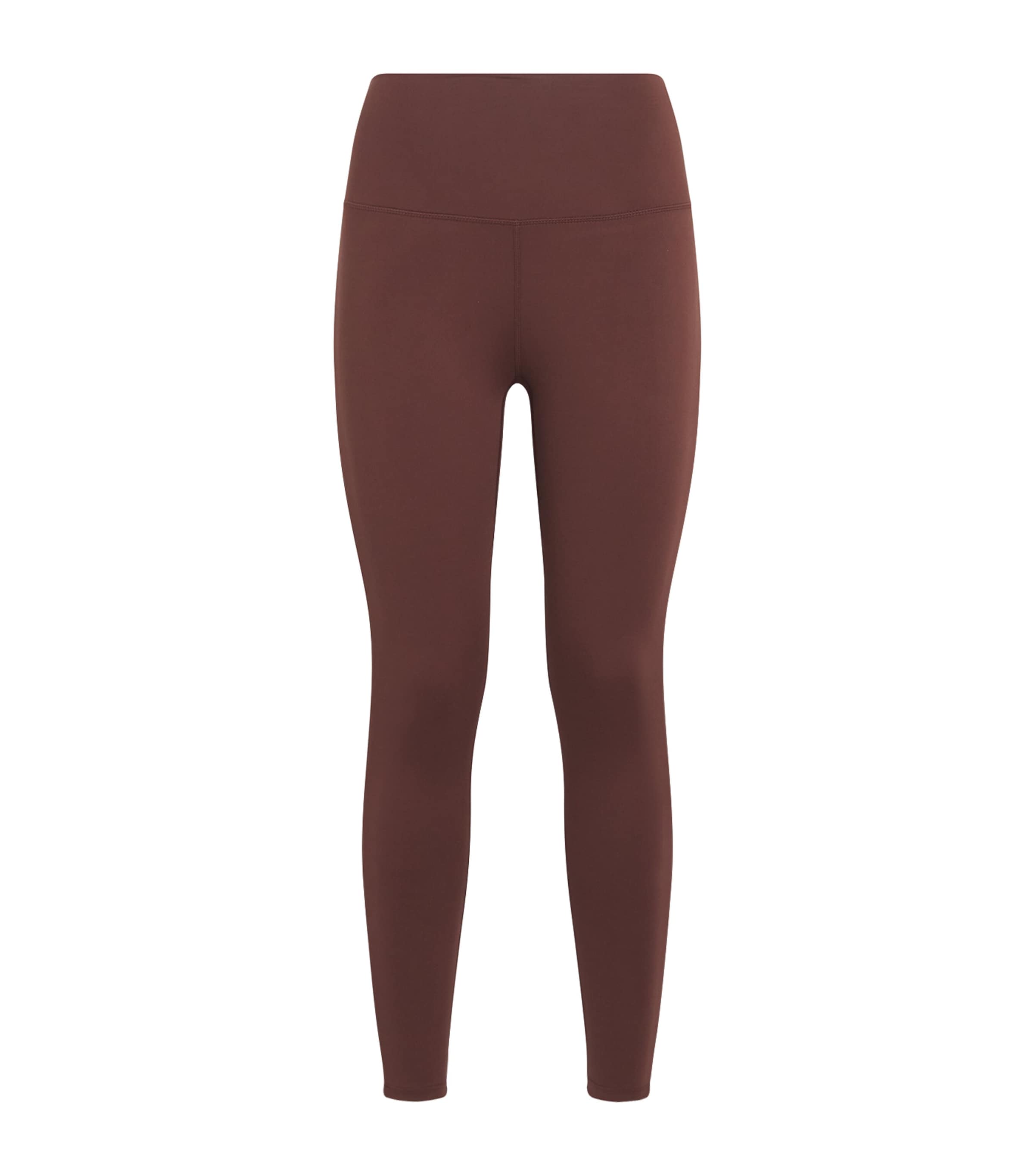 Varley Womens FreeSoft High-Rise Sports Leggings Brown Stone