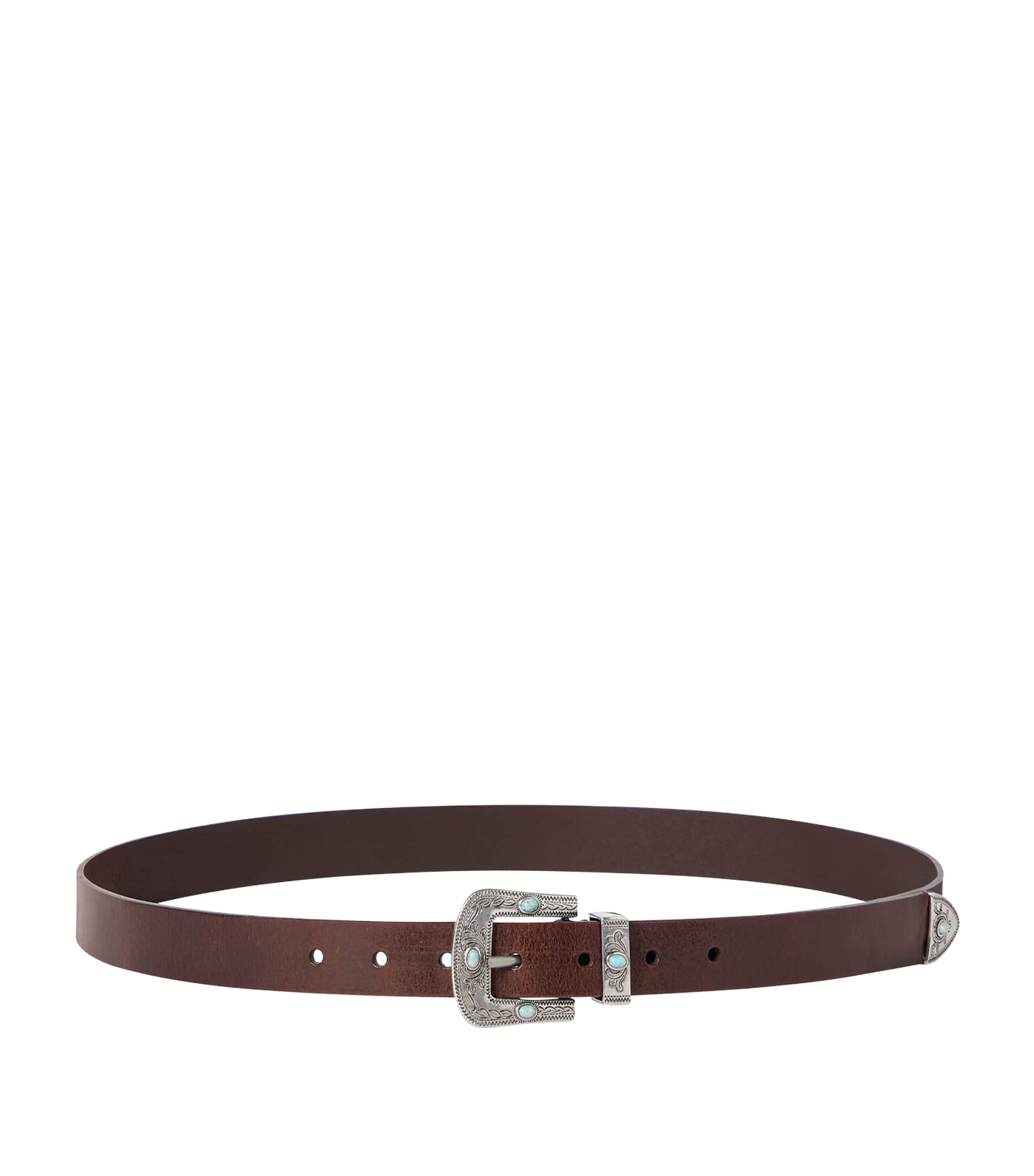 Brunello Cucinelli Leather Western Belt
