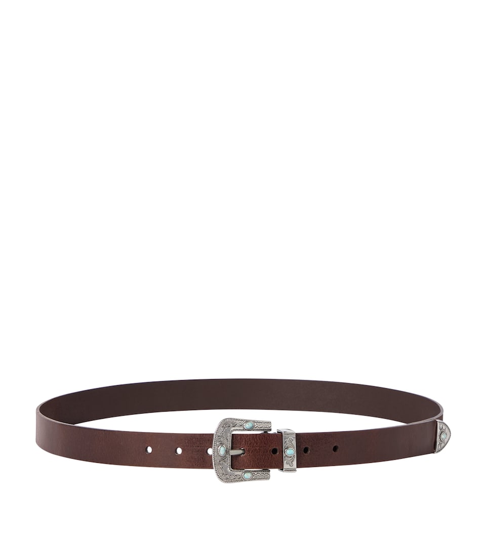 Brunello Cucinelli Leather Western Belt