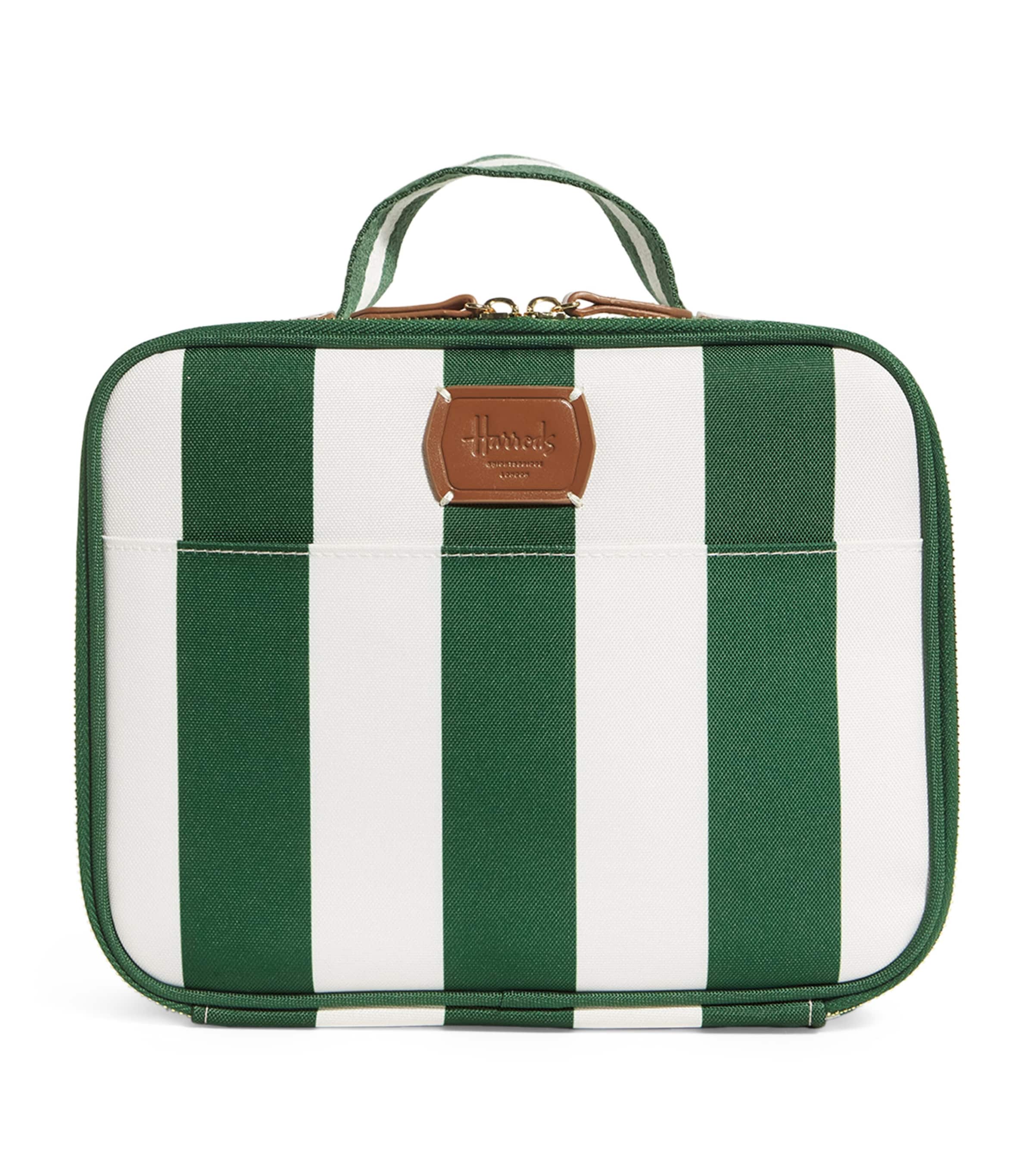 Harrods Striped Sandwich Box Harrods Green