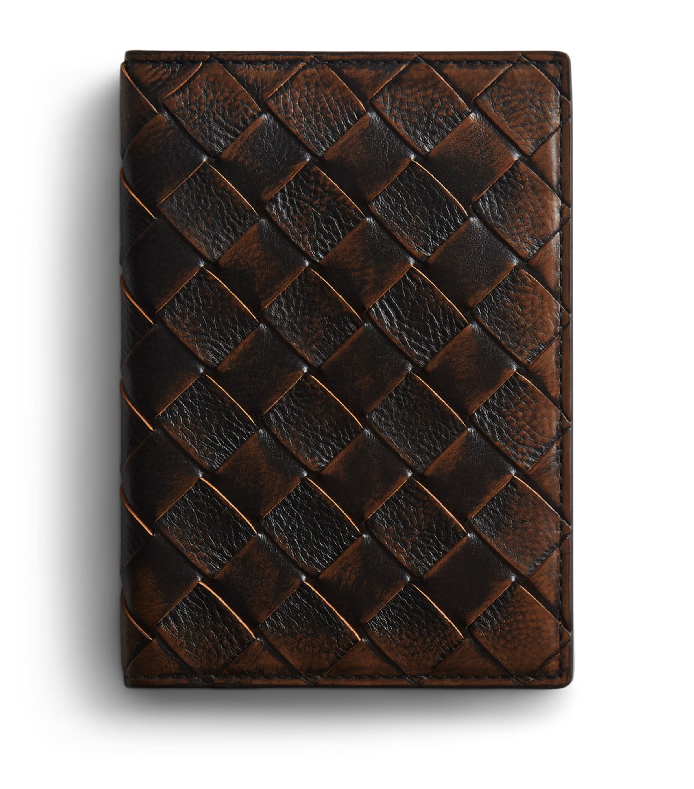Bottega Veneta Leather Intrecciato Passport Case