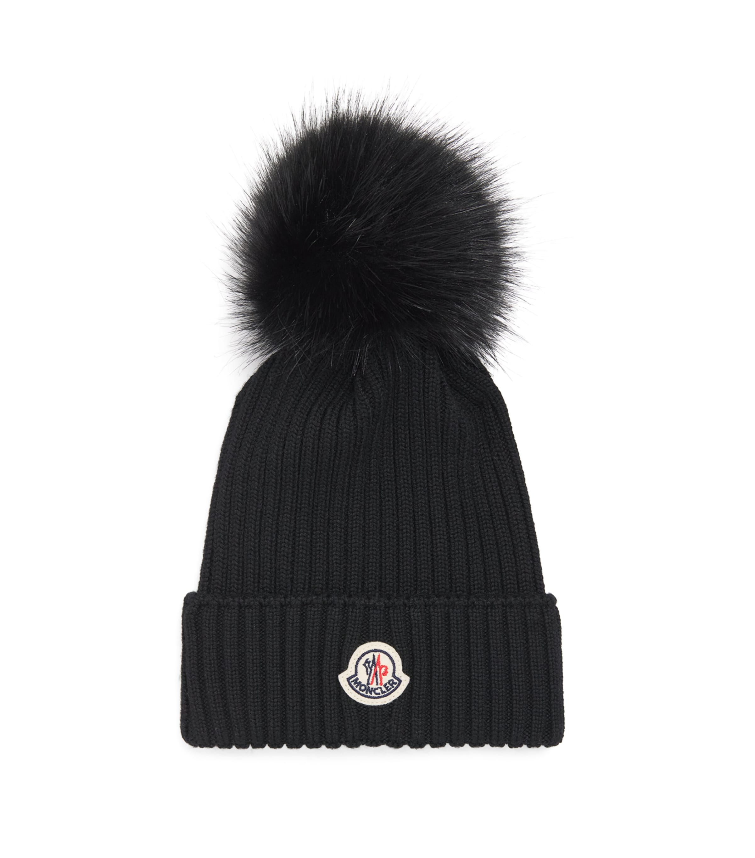 Moncler Enfant Virgin Wool Pom-Pom Beanie
