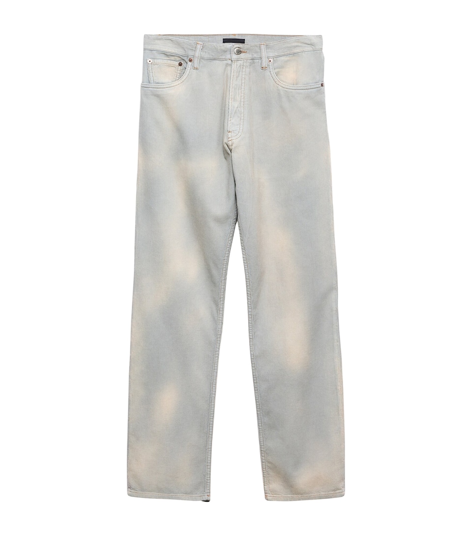 Corduroy Washed Jeans