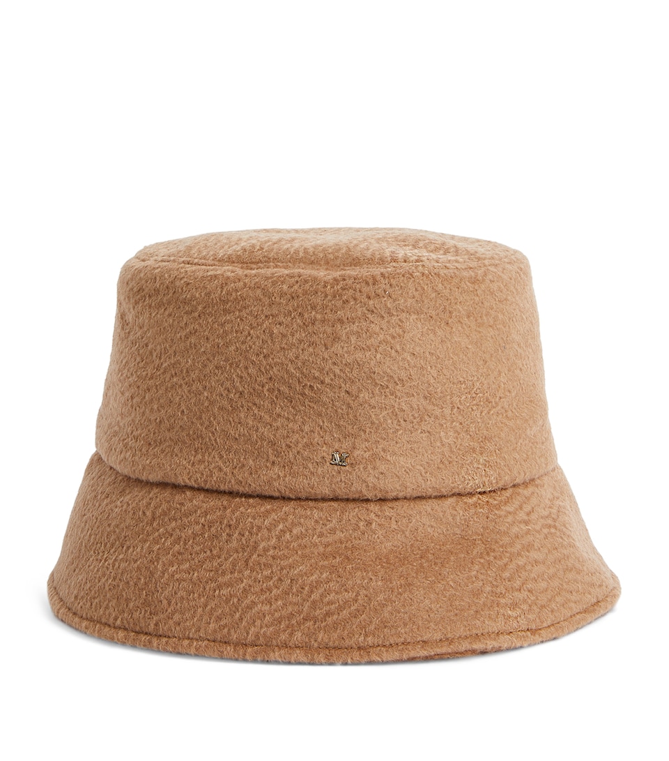 Cashmere-Camel-Silk Reversible Bucket Hat