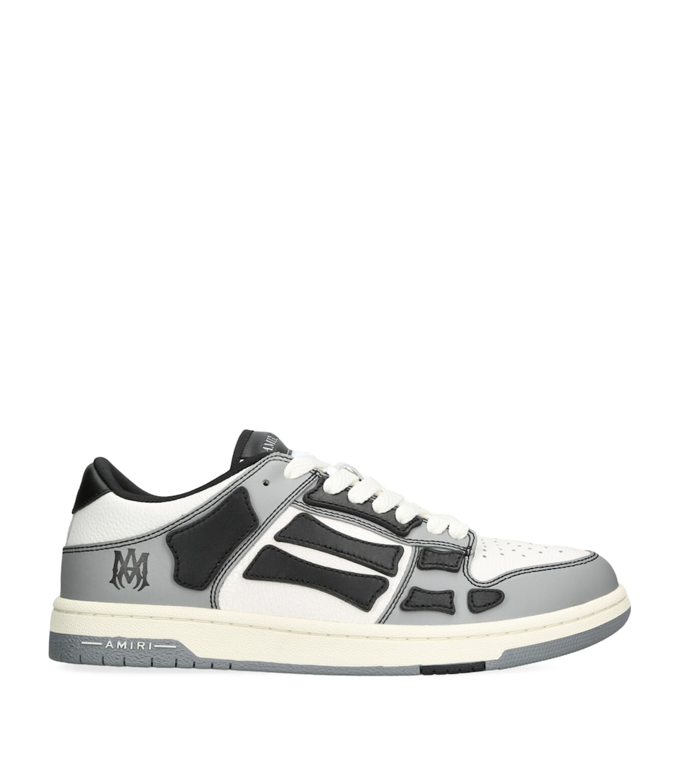 AMIRI Leather Skel Low Sneakers Grey Mixed