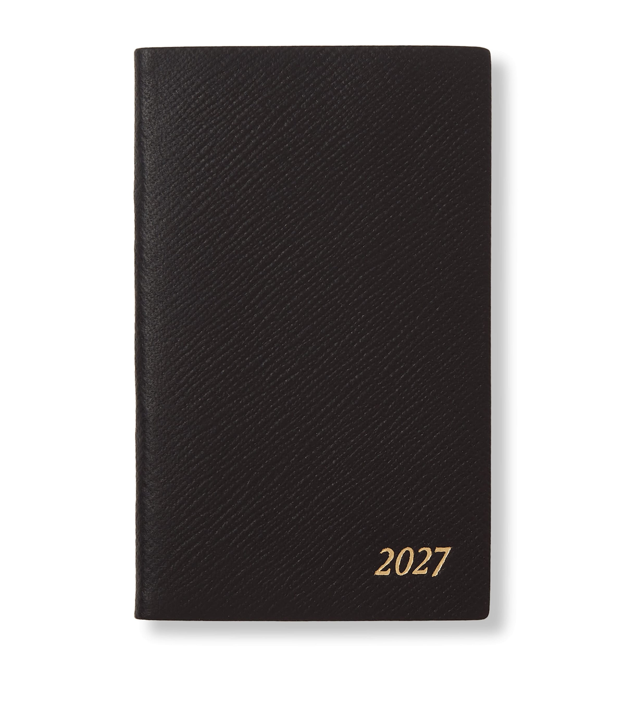 Smythson Leather Panama Weekly Diary 2027 Black