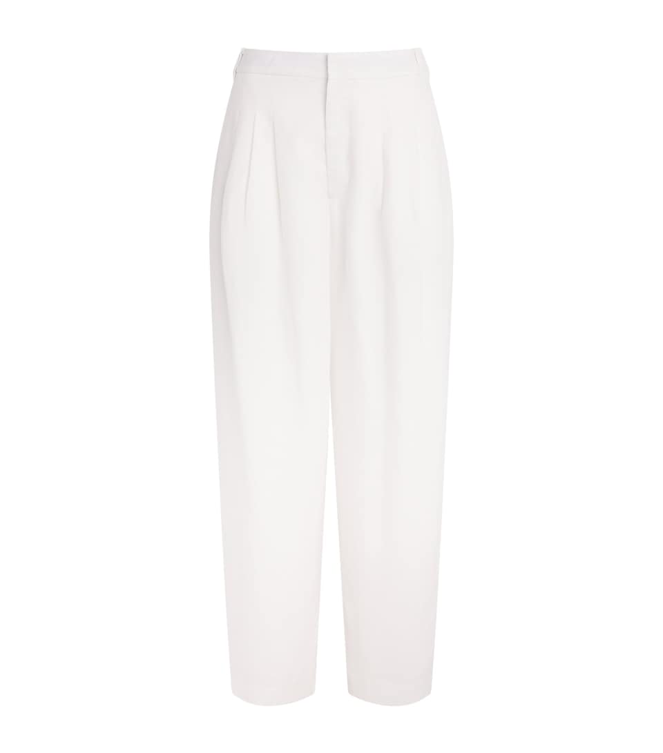 Rag & Bone Womens Chappell Wide-Leg Trousers White