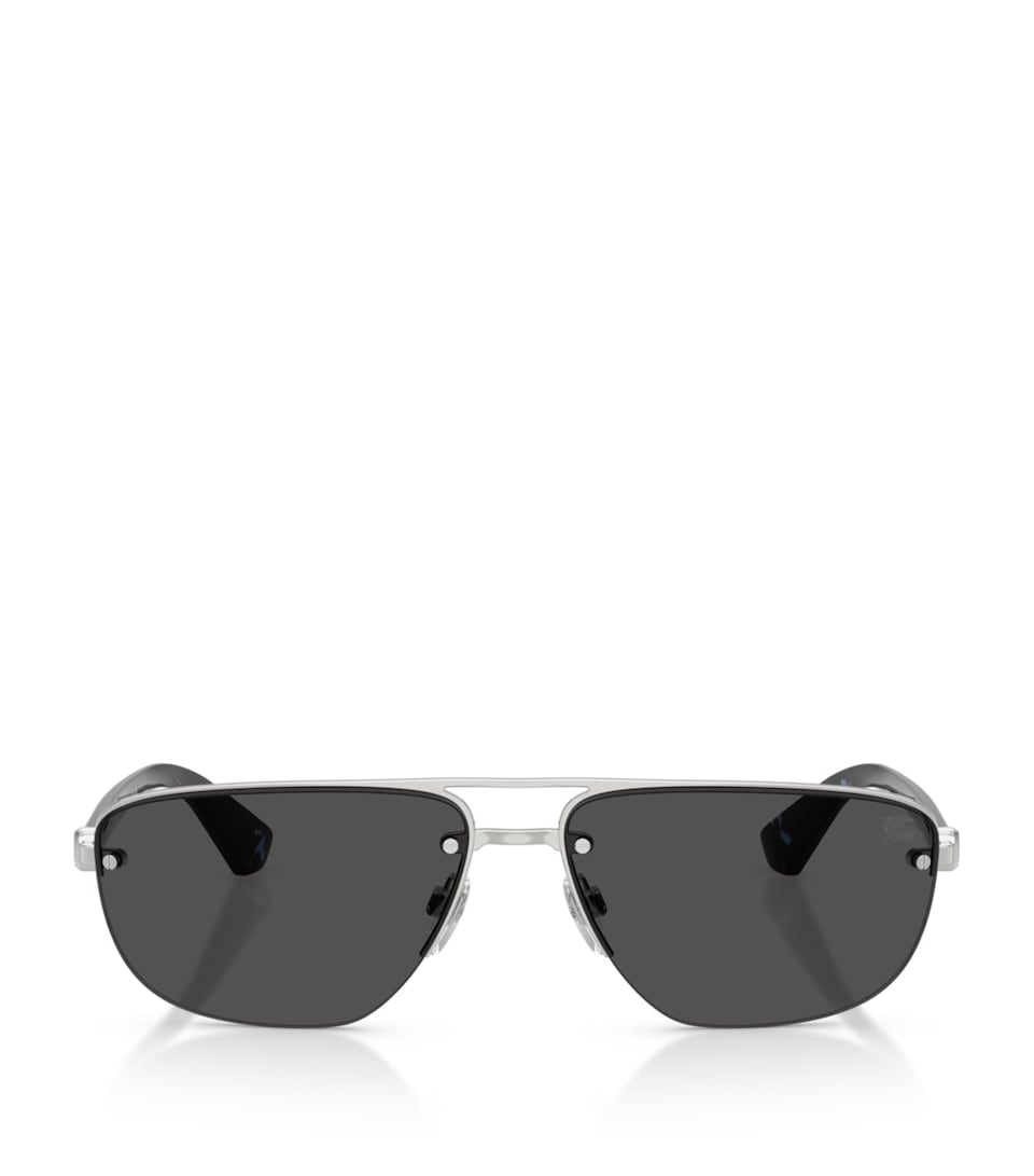 Burberry Metal Irregular Sunglasses