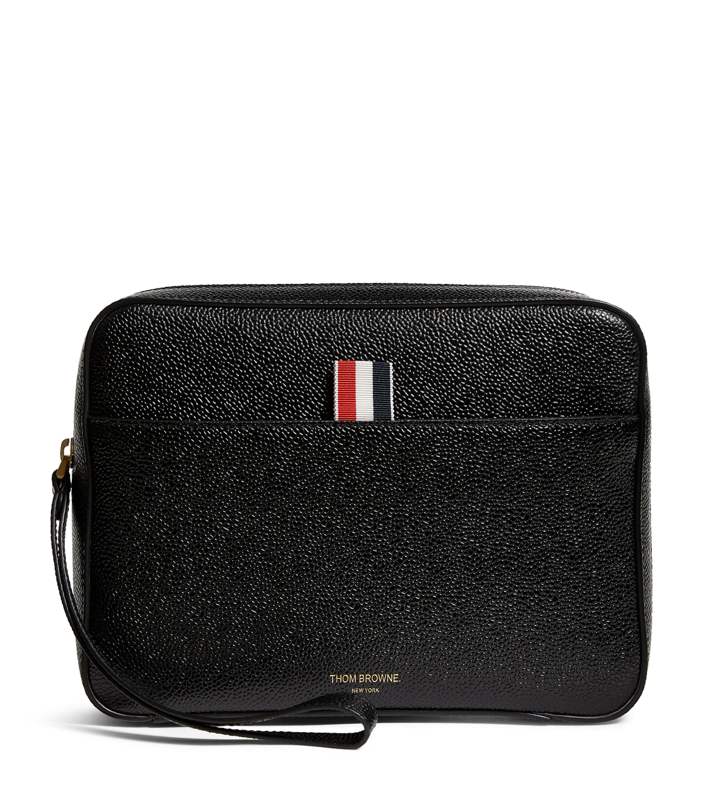 関税送料込♡Thom Browne コンチネンタルウォレット Thom Browne Leather Continental Zip Wallet | Harrods US