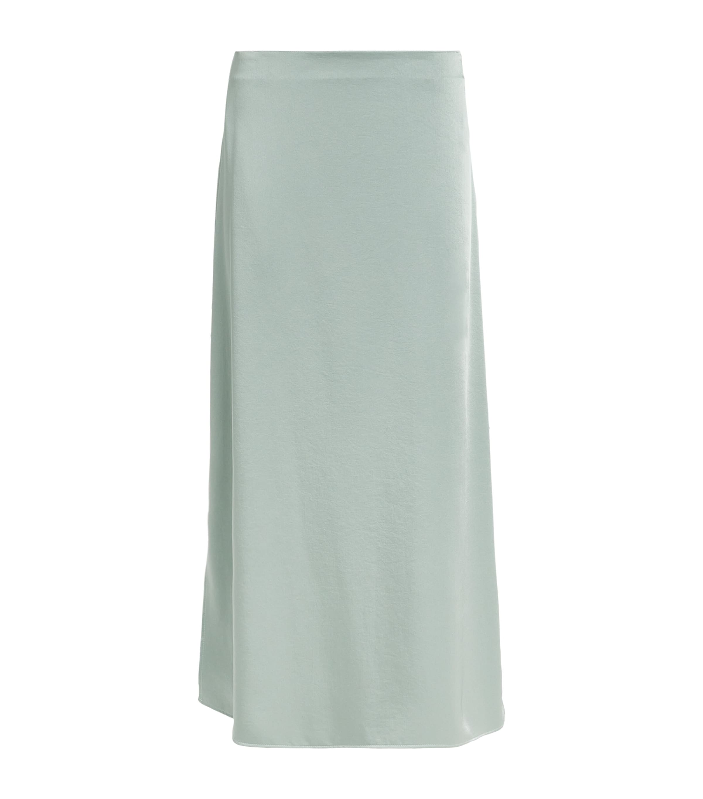 Satin Midi Skirt