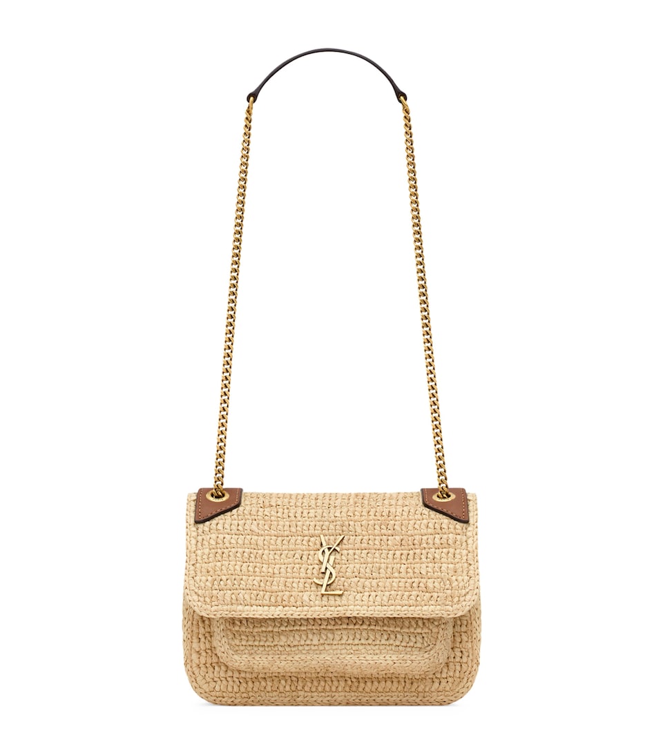 Mini Raffia Nikki Shoulder Bag