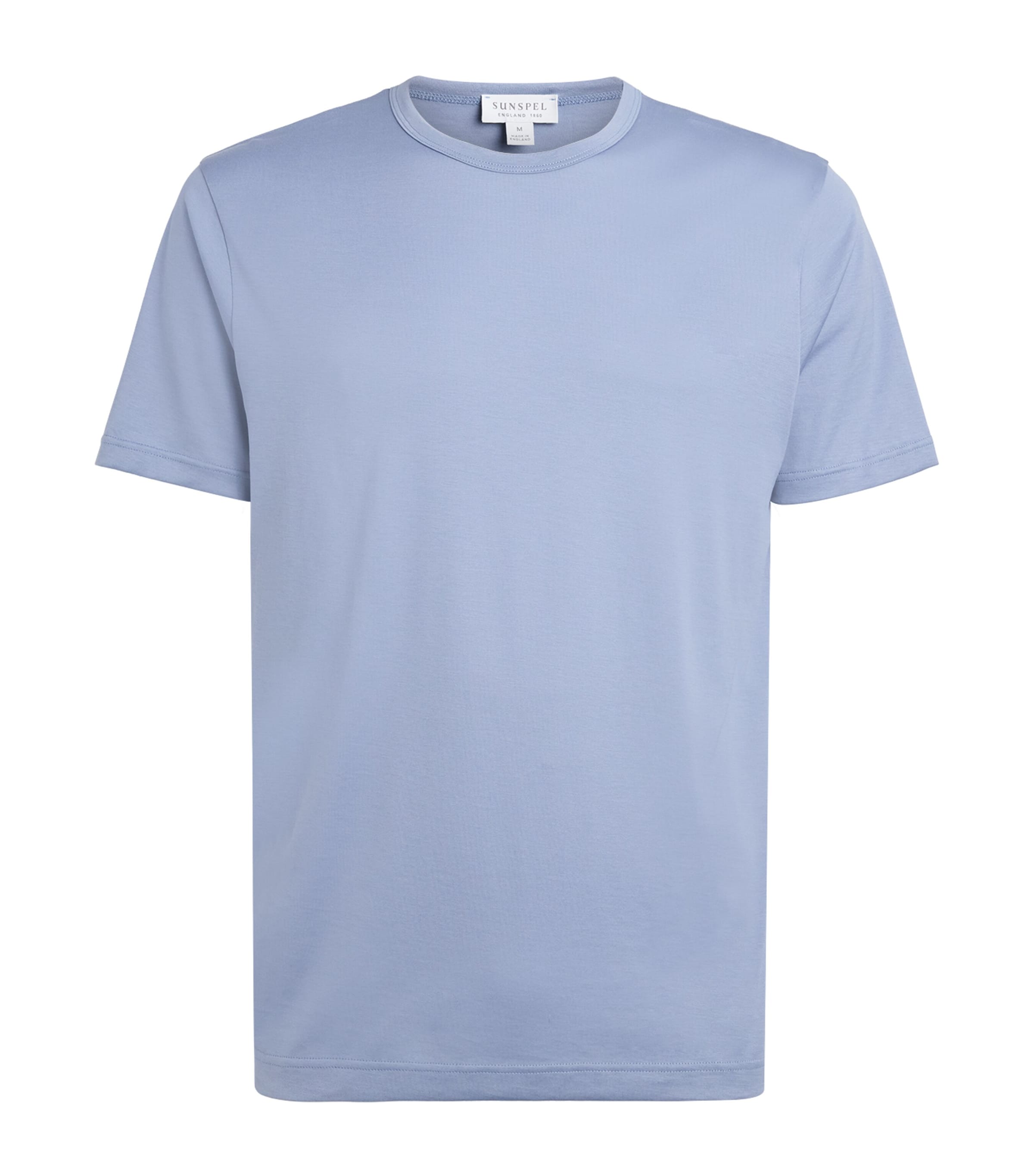 Sunspel Mens Supima Cotton Classic T-Shirt Powder