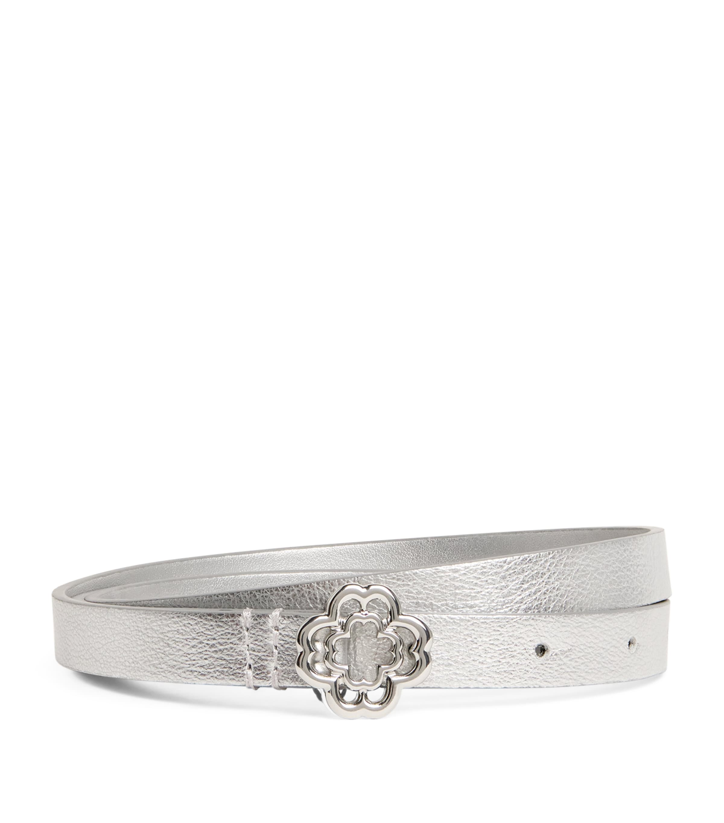 Metallic Leather Belt