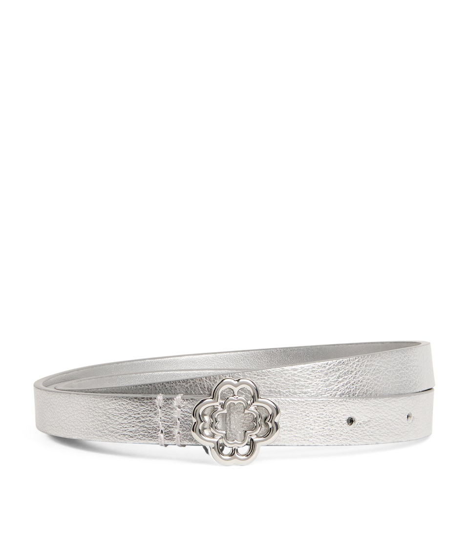 Metallic Leather Belt