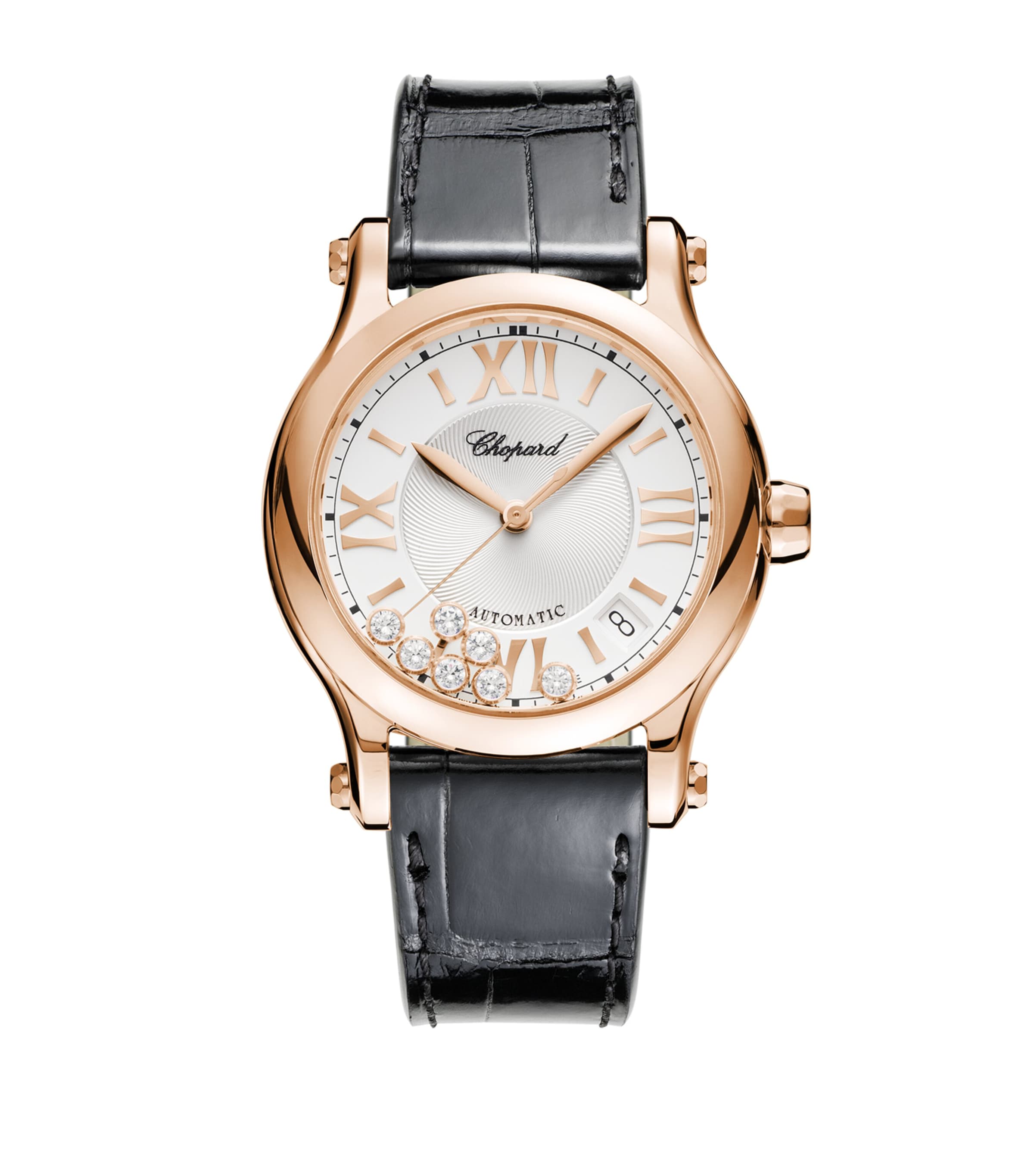 Rose Gold Happy Sport Automatic Watch 36mm