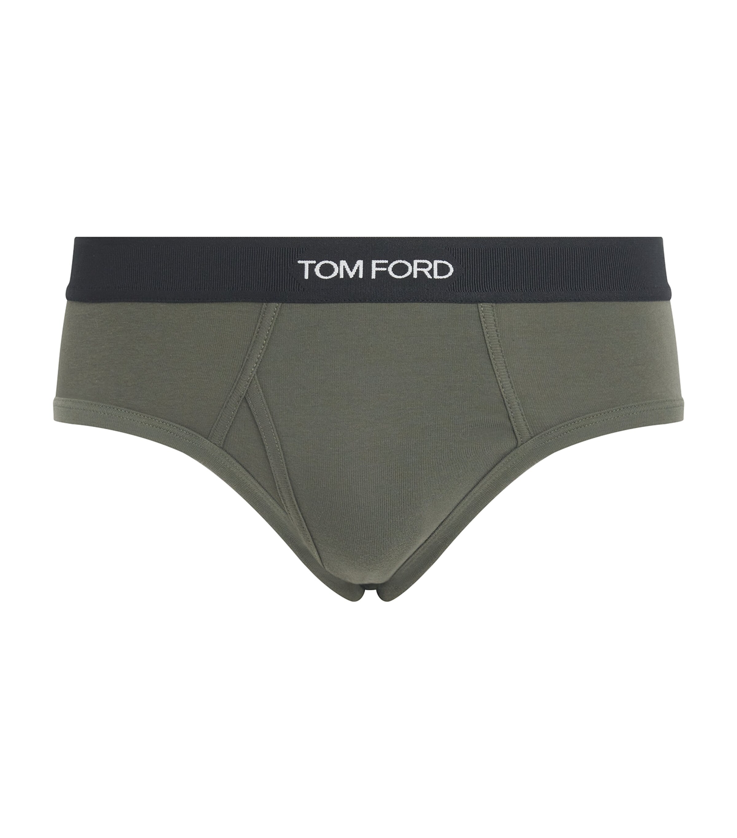 Stretch-Cotton Logo Briefs