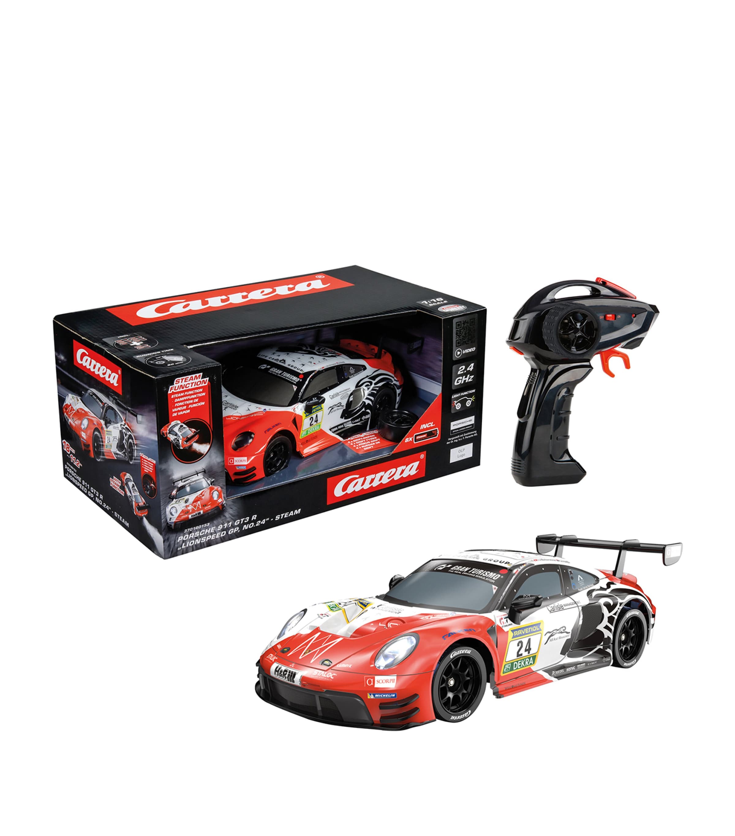 Carrera Porsche 911 GT3 R Lionspeed 24 Toy Car