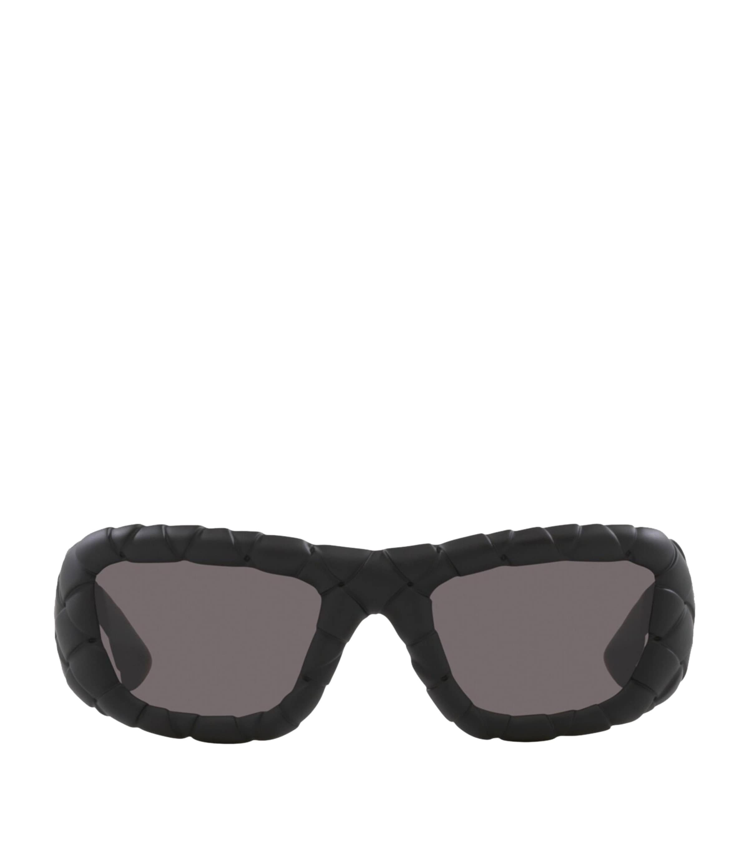 BV1303S Intrecciato Rectangular Sunglasses