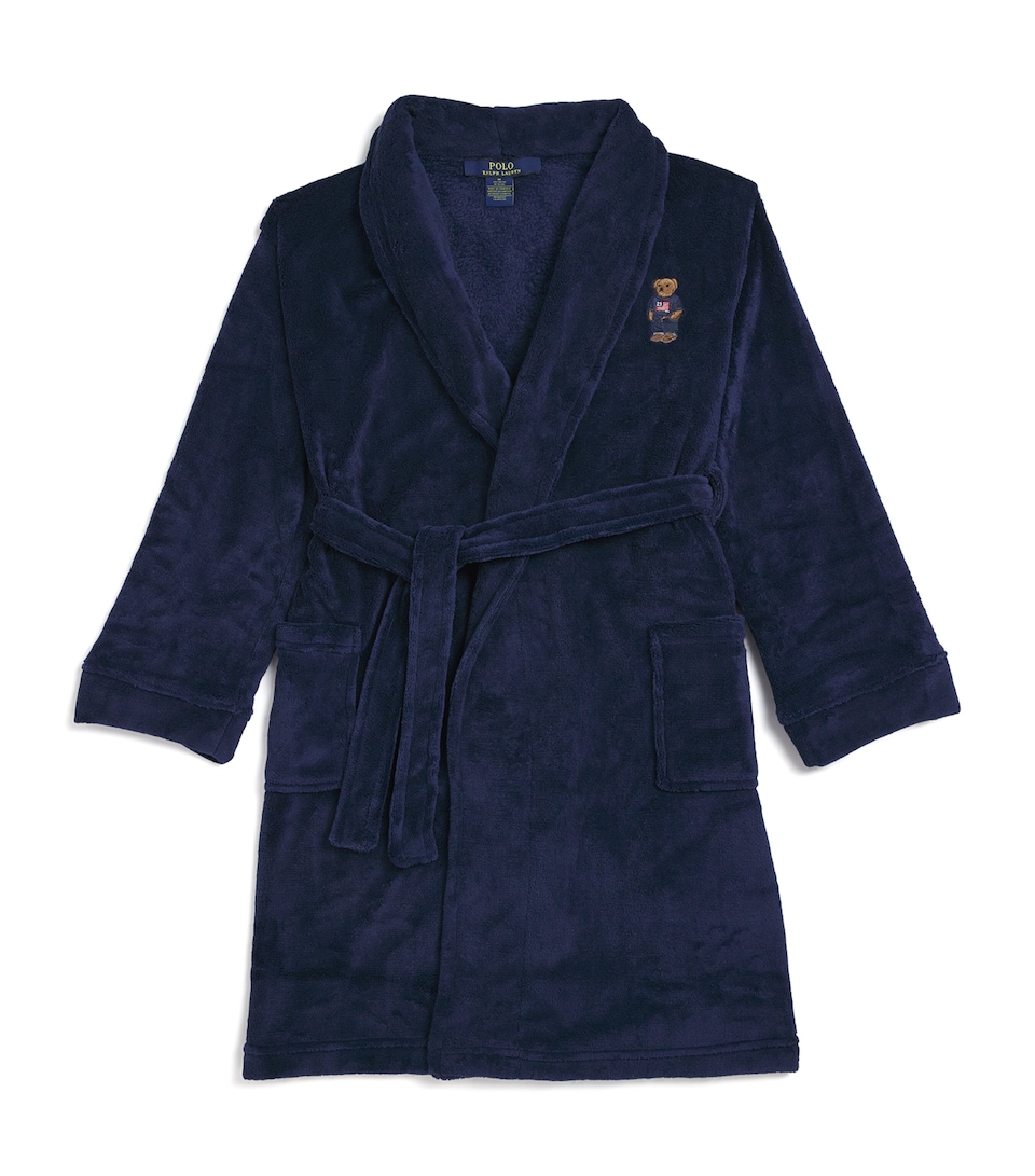 Embroidered Polo Bear Robe (6-14 Years)