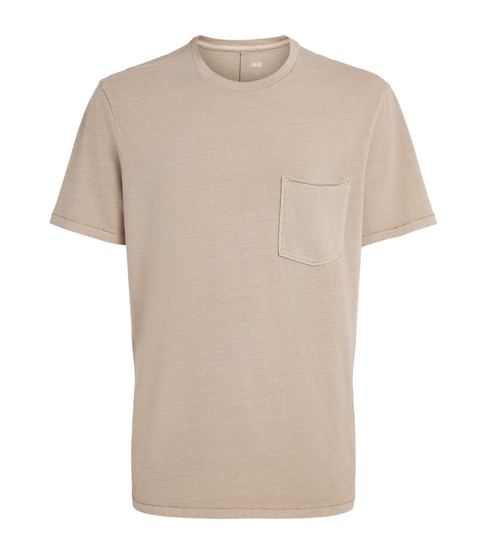 PAIGE Mens Cotton Ramirez T-Shirt Vint Lght Vlcn