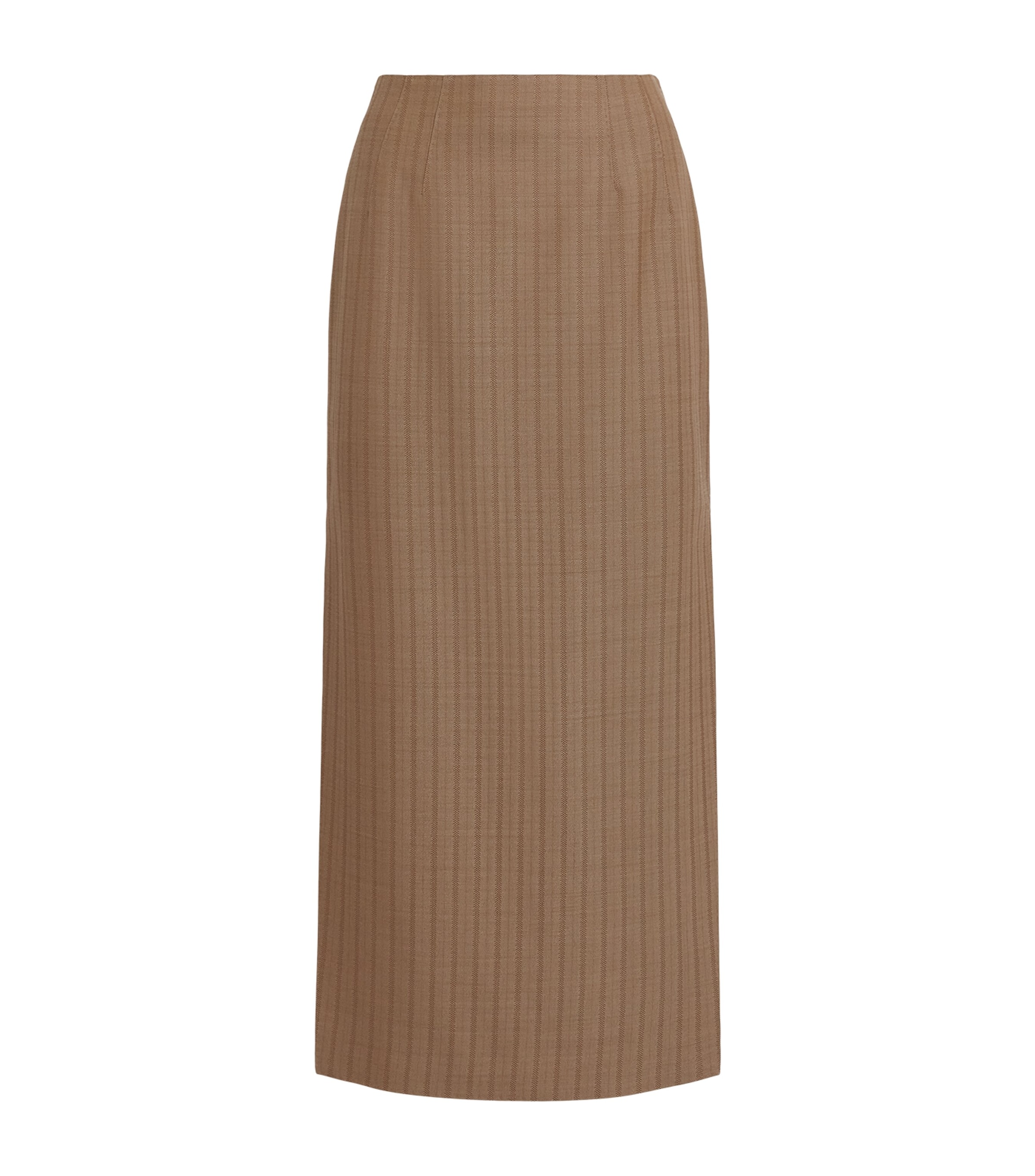 Etro Womens Wool Jacquard Midi Skirt Mustard