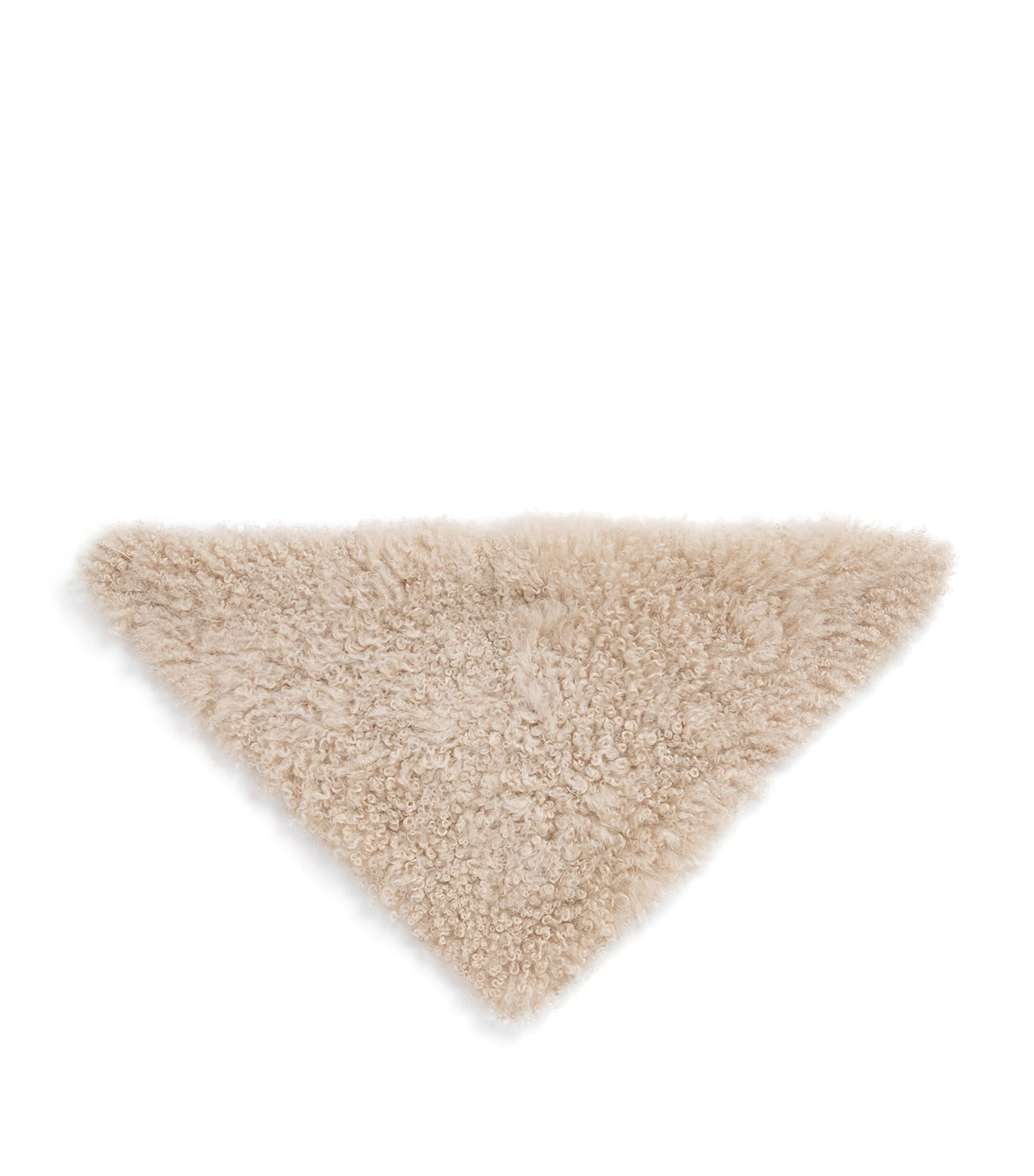 Yves Salomon Long Hair Lambswool Bandana