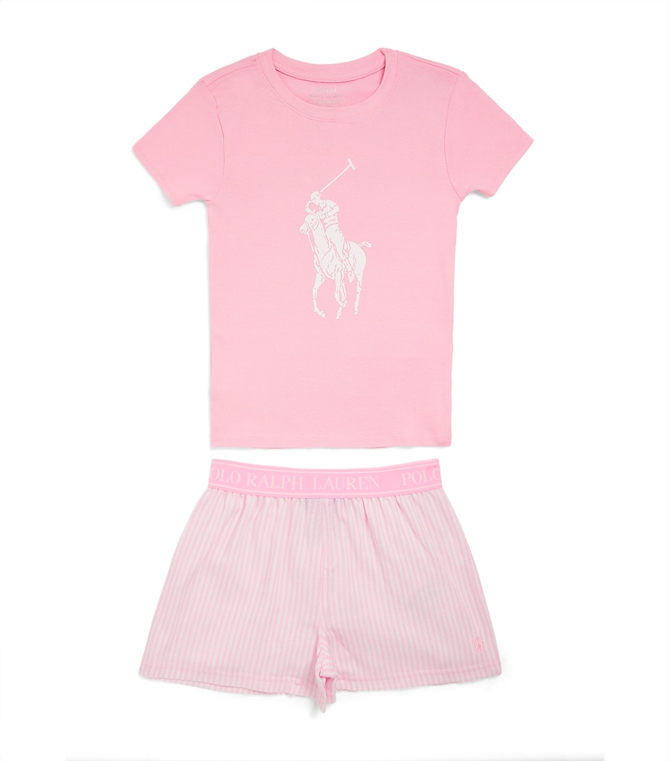 Polo Pony T-Shirt and Shorts Pyjama Set (7-12 Years)
