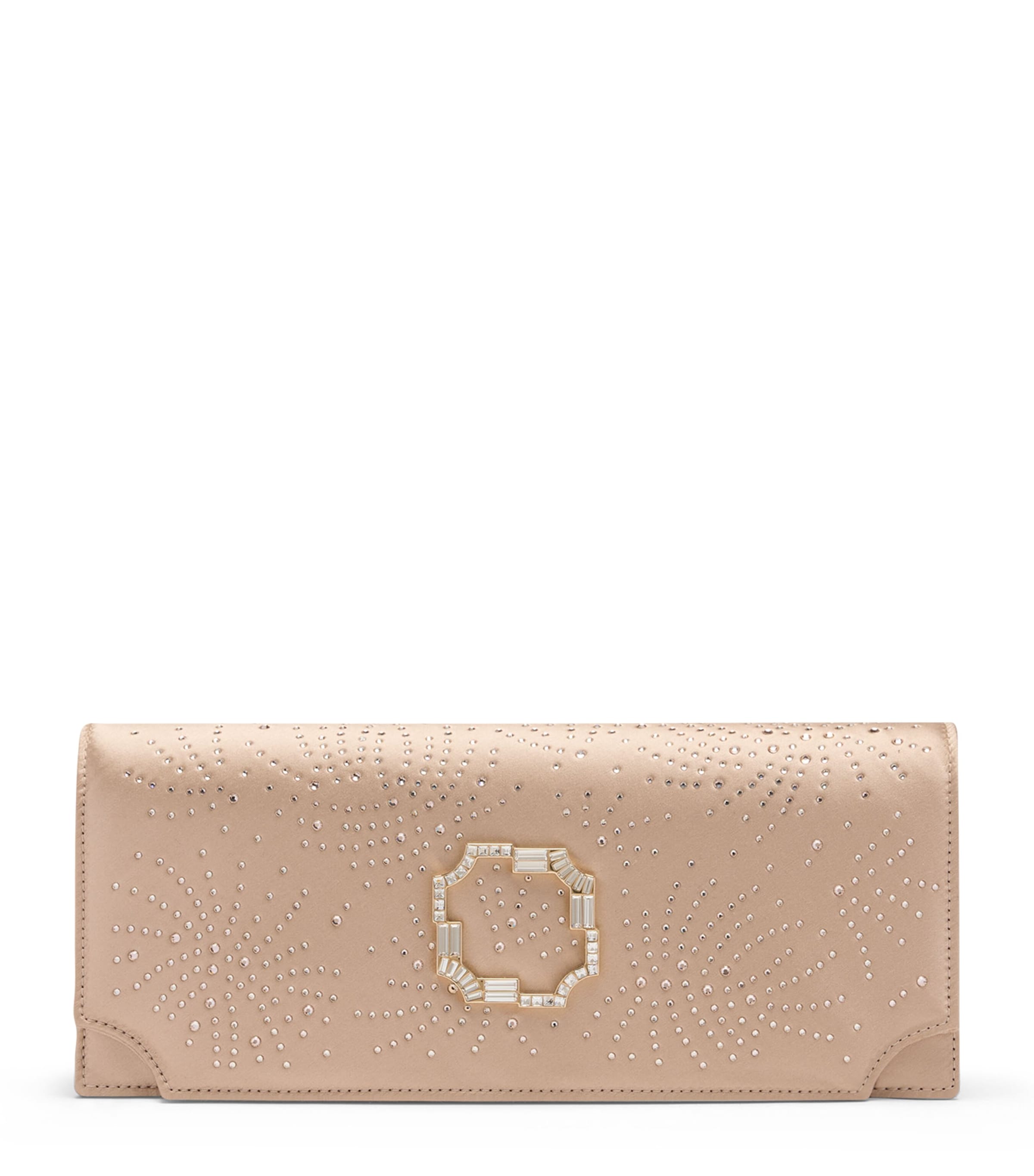 Embellished Satin Vivien Clutch Bag
