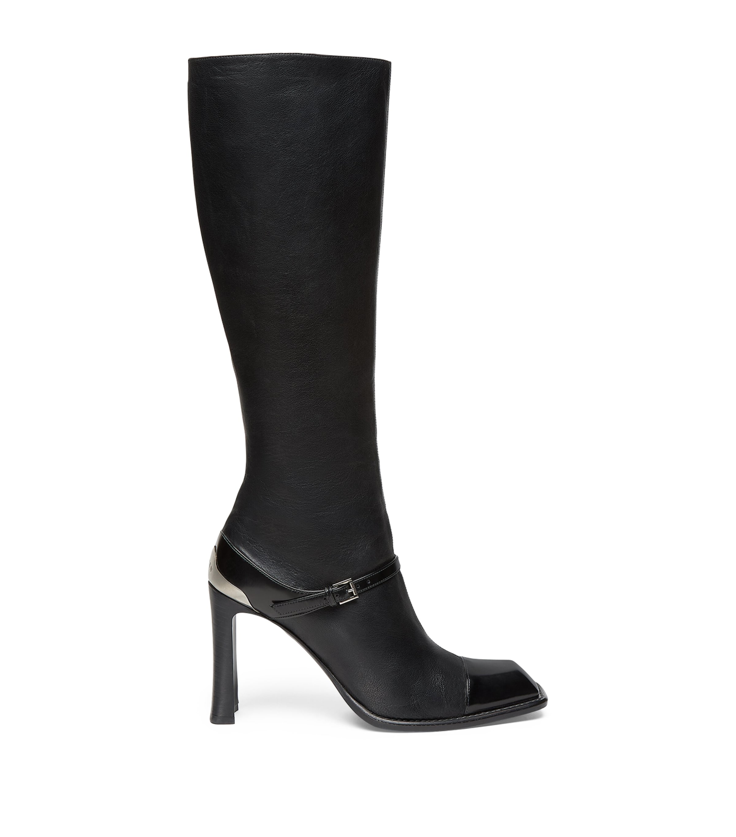 McQueen Leather Niko Knee-High Boots 95