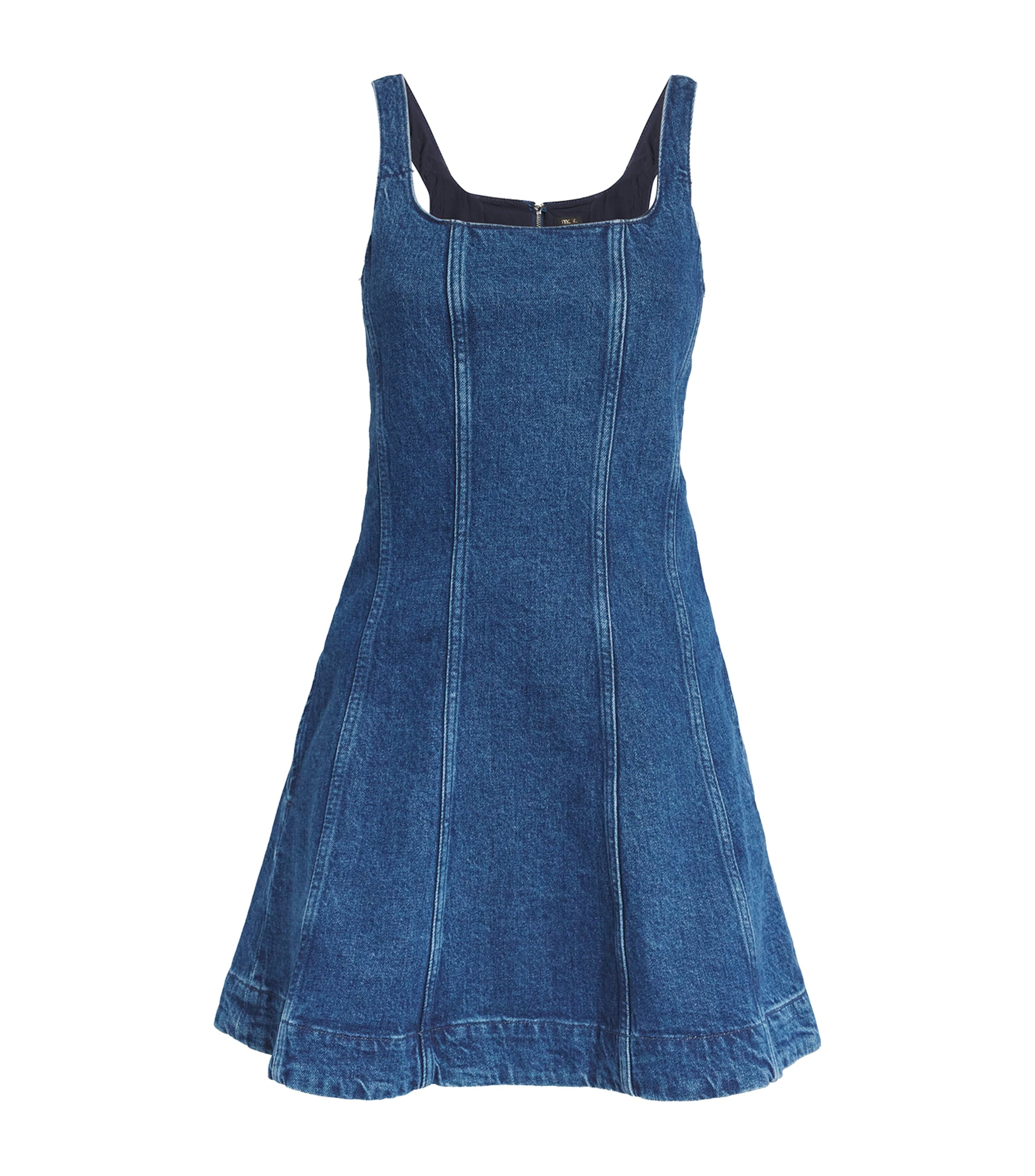 Prada Blue Denim Dungaree Mini Dress | Harrods UK
