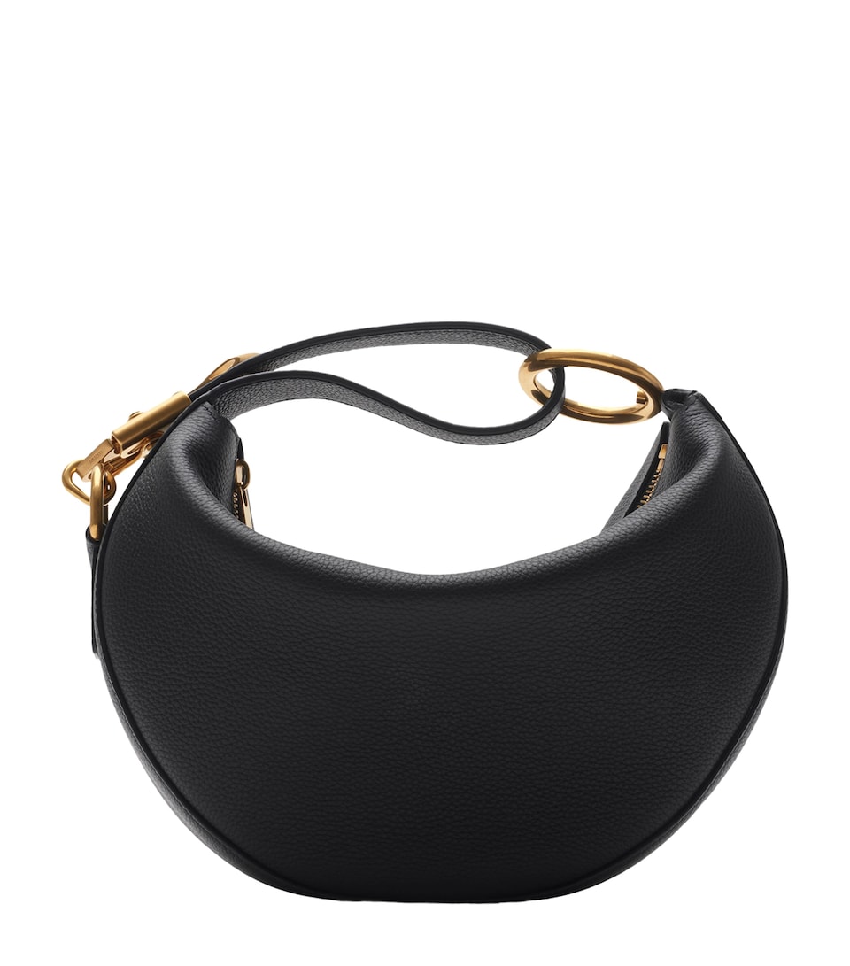 Leather Knight Arc Shoulder Bag