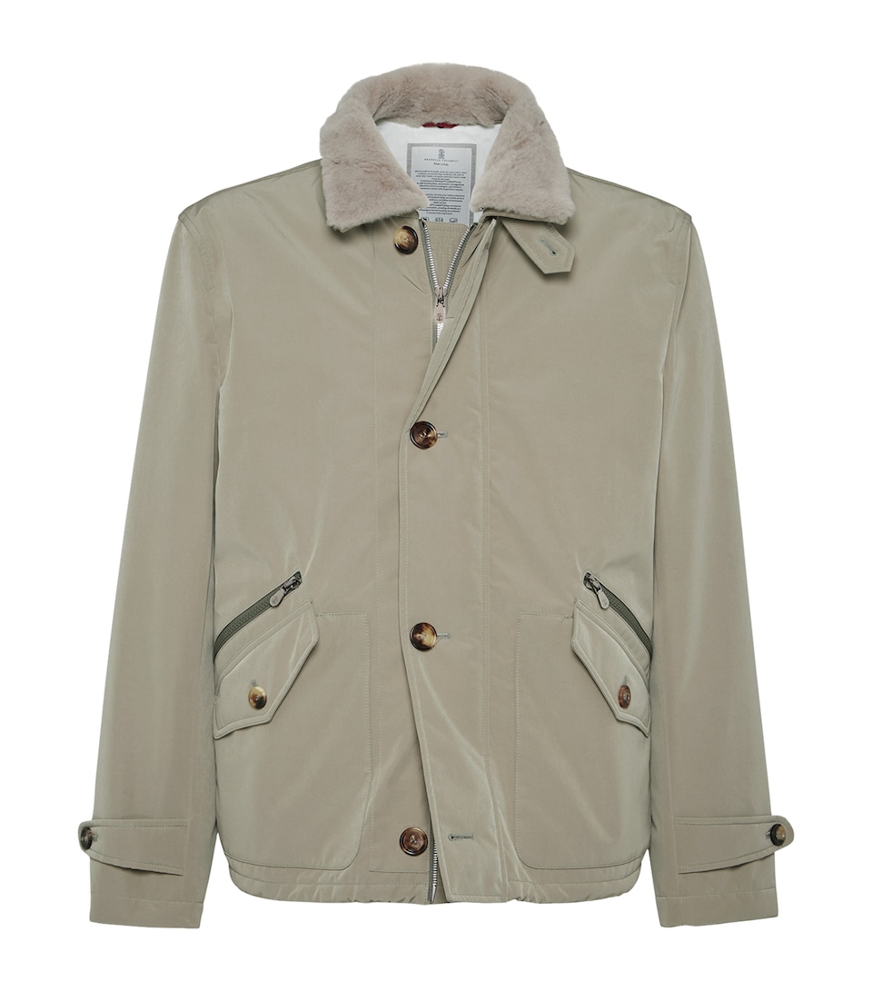 Water-Resistant Detachable Collar Jacket