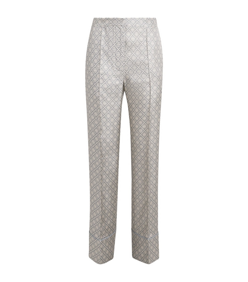 Silk T Monogram Trousers