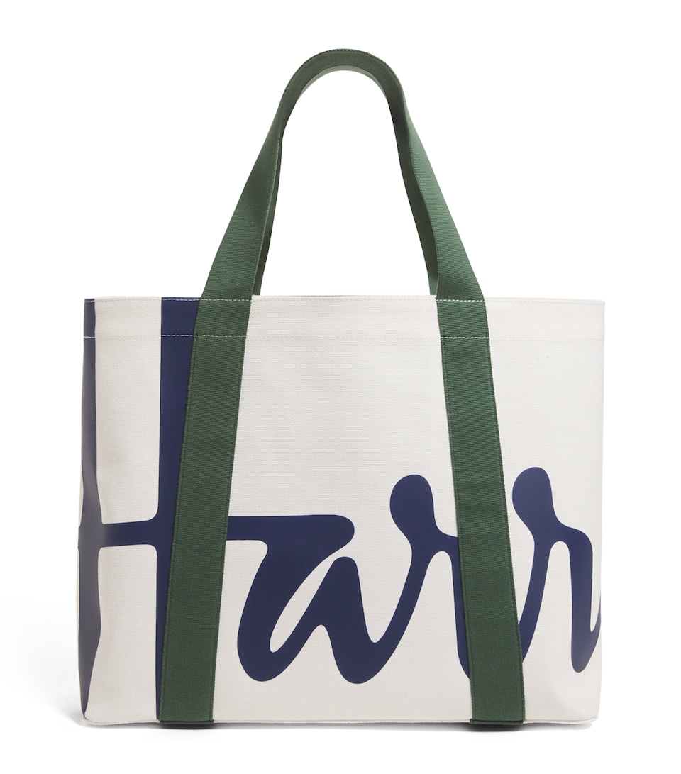 Medium Cotton Logo Tote Bag