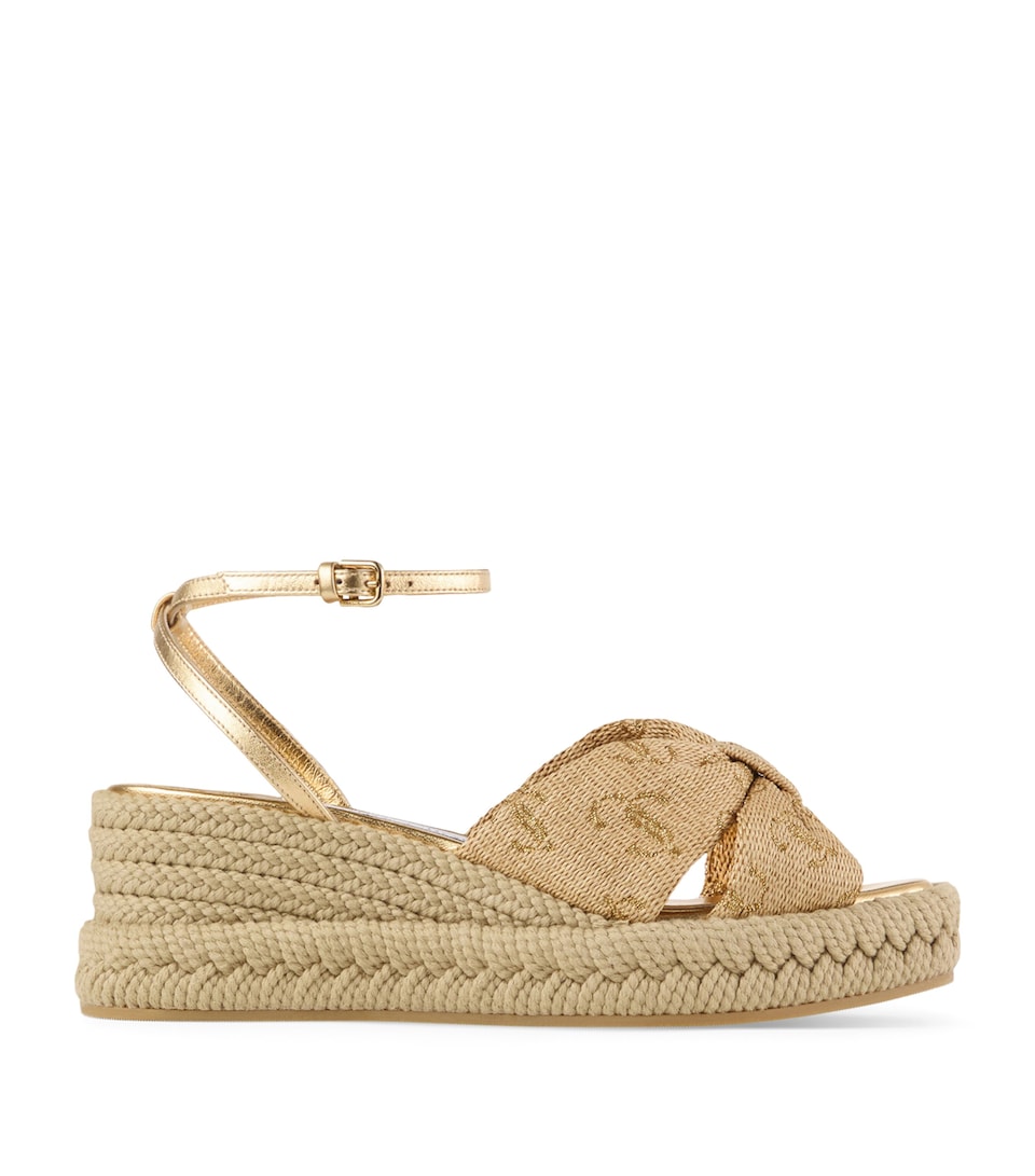 Raffia Aella Wedges 60