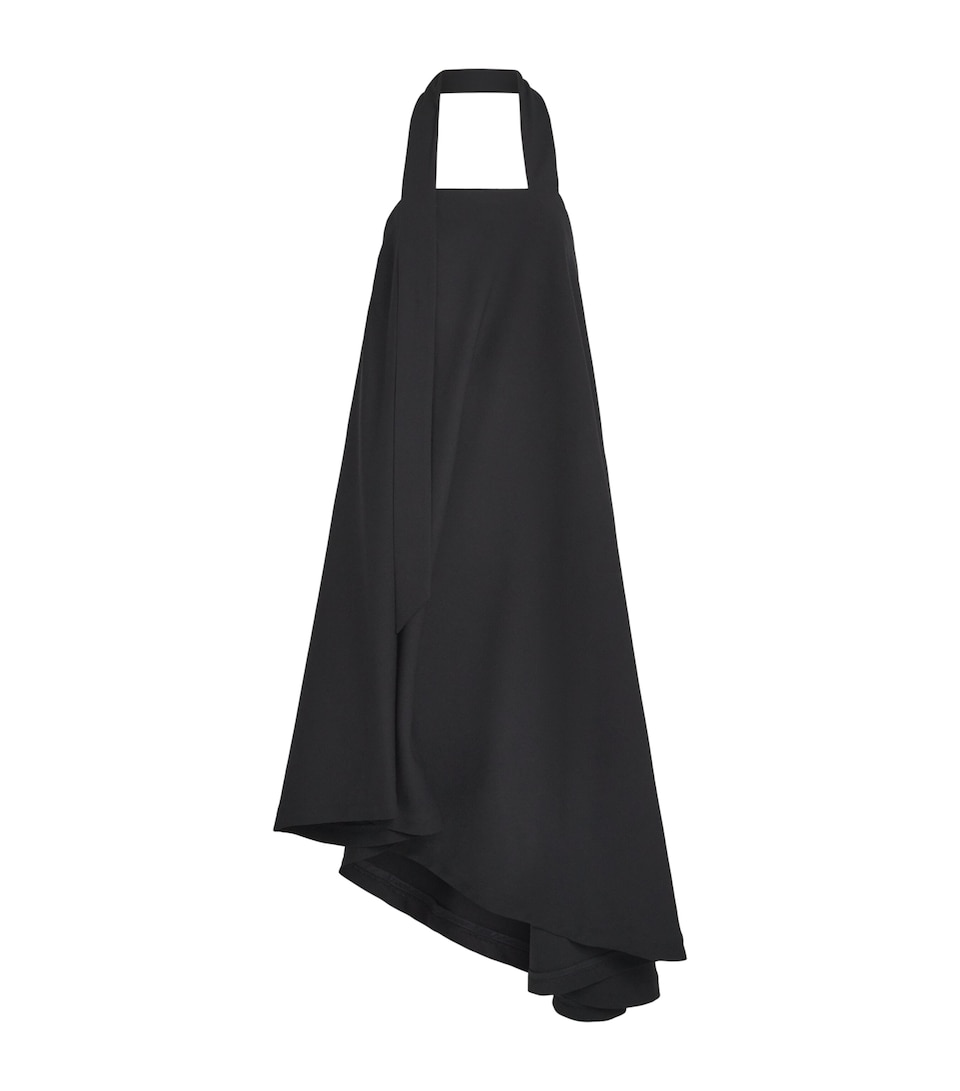 Wool Solstice Midi Poncho Dress