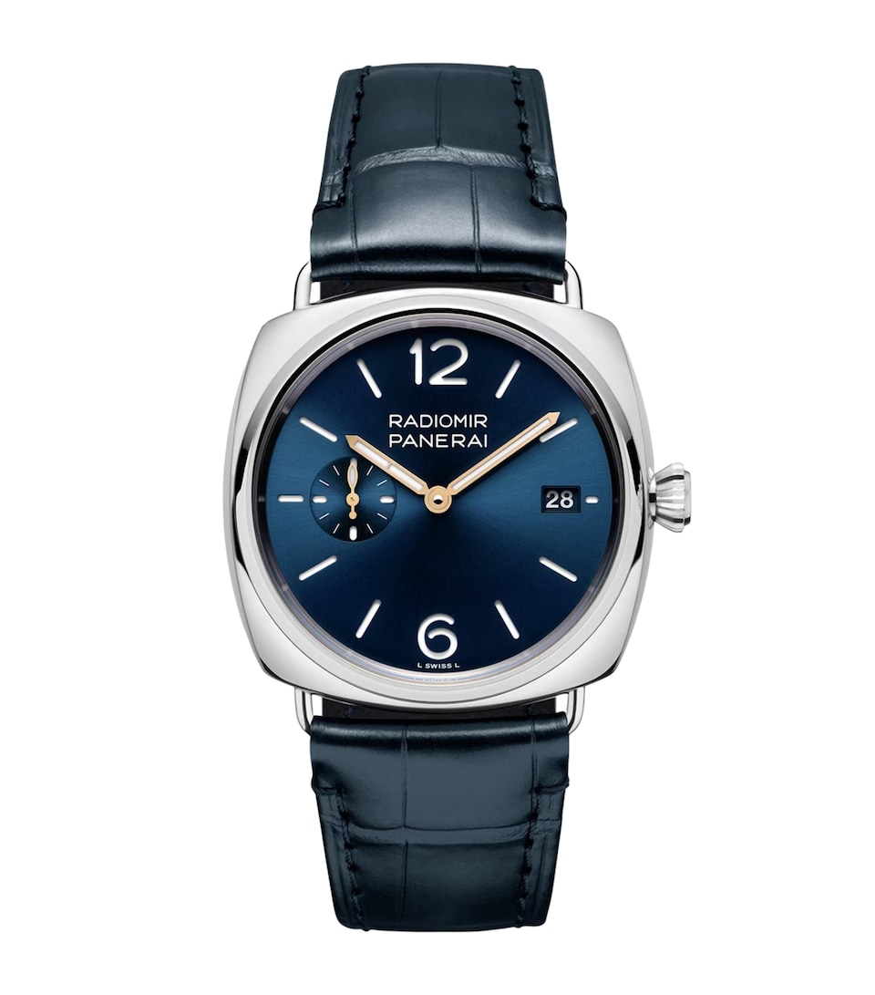 Panerai Steel Radiomir Watch 40mm Blue