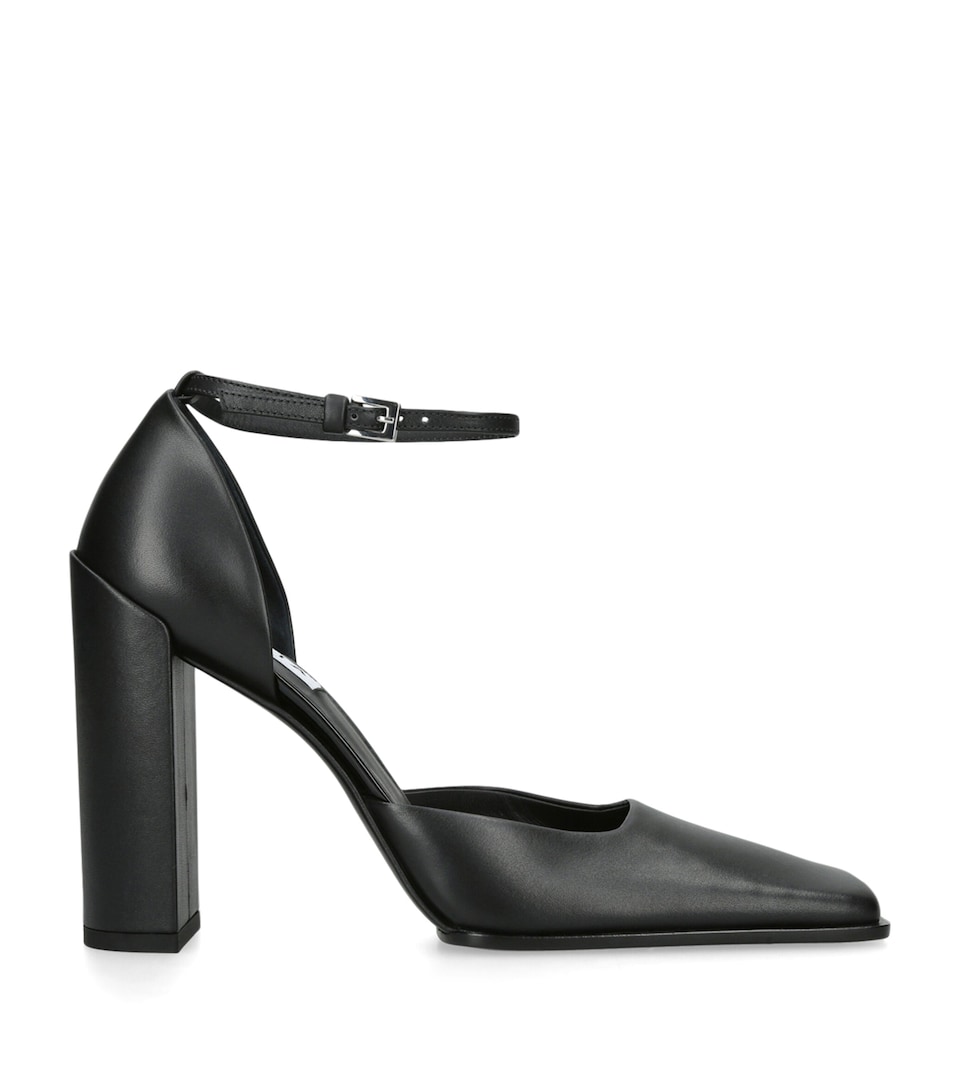 Leather D’Orsay Pumps 90