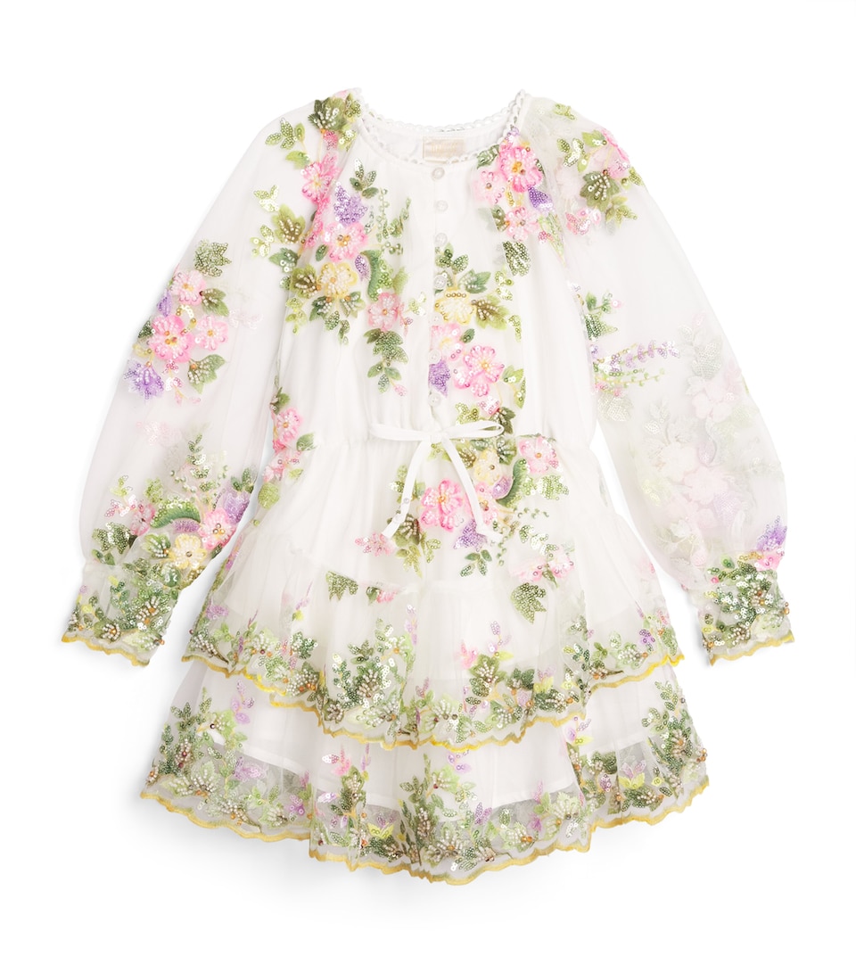 MARLO Beaded Floral Clover Dress (3-14 Years)